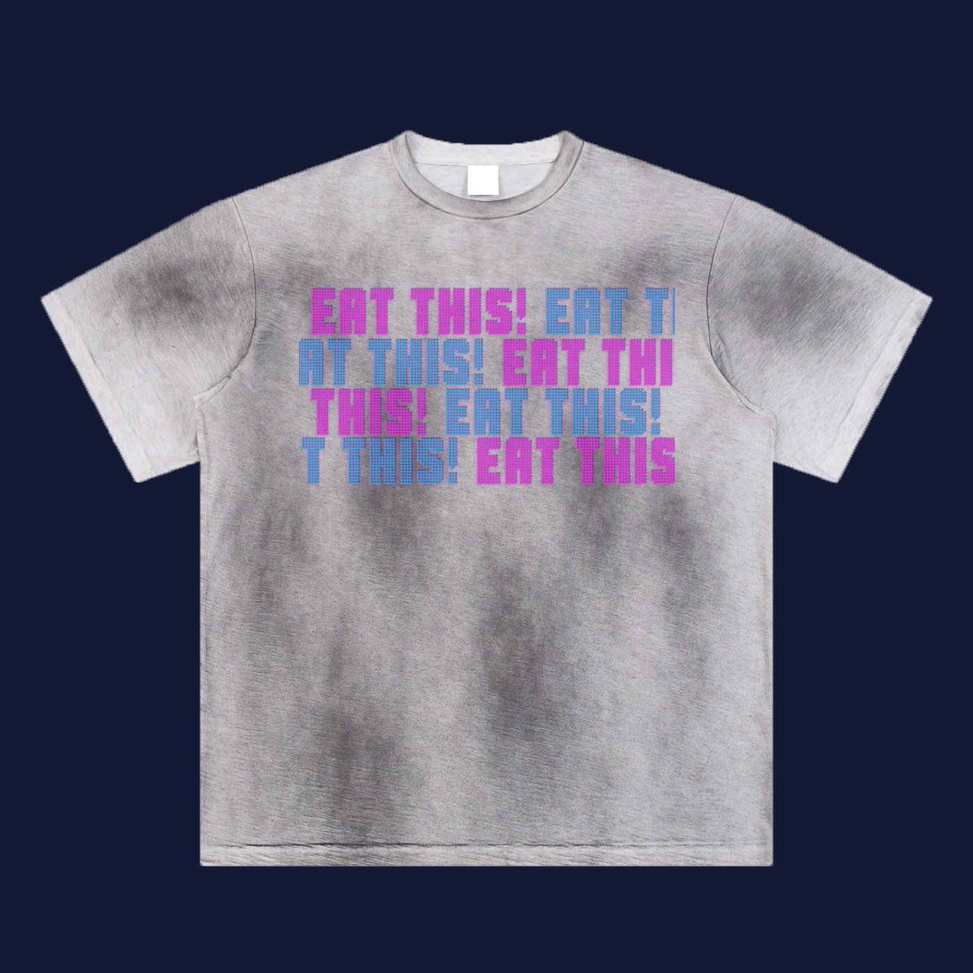 Eat This! Sun Fade Hand-Painted T-Shirt-mockups black.png