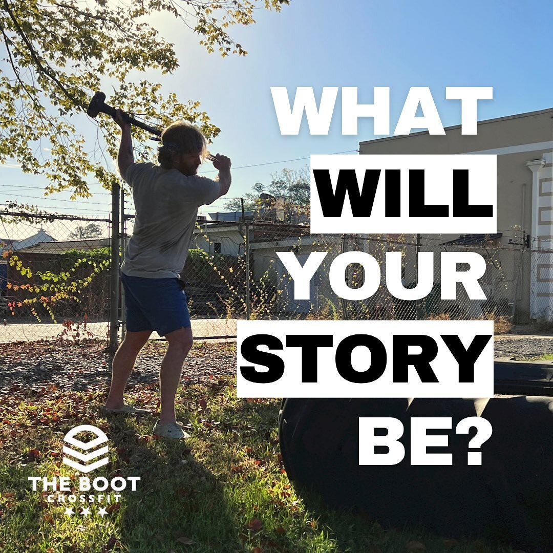 Everyone has a story to tell, and we ❤️telling stories about our amazing members. 
&bull;
Your story is already starting. 
&bull;
One day, YOU might be the story that motivates someone to make positive changes! 
&bull;
#thebootcrossfit #liftingmoreth
