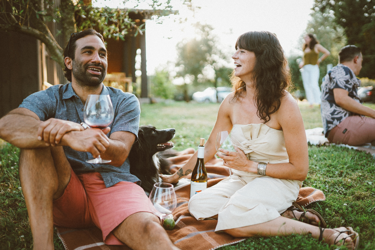 Summer Picnic With Domaine Roy & fils wine