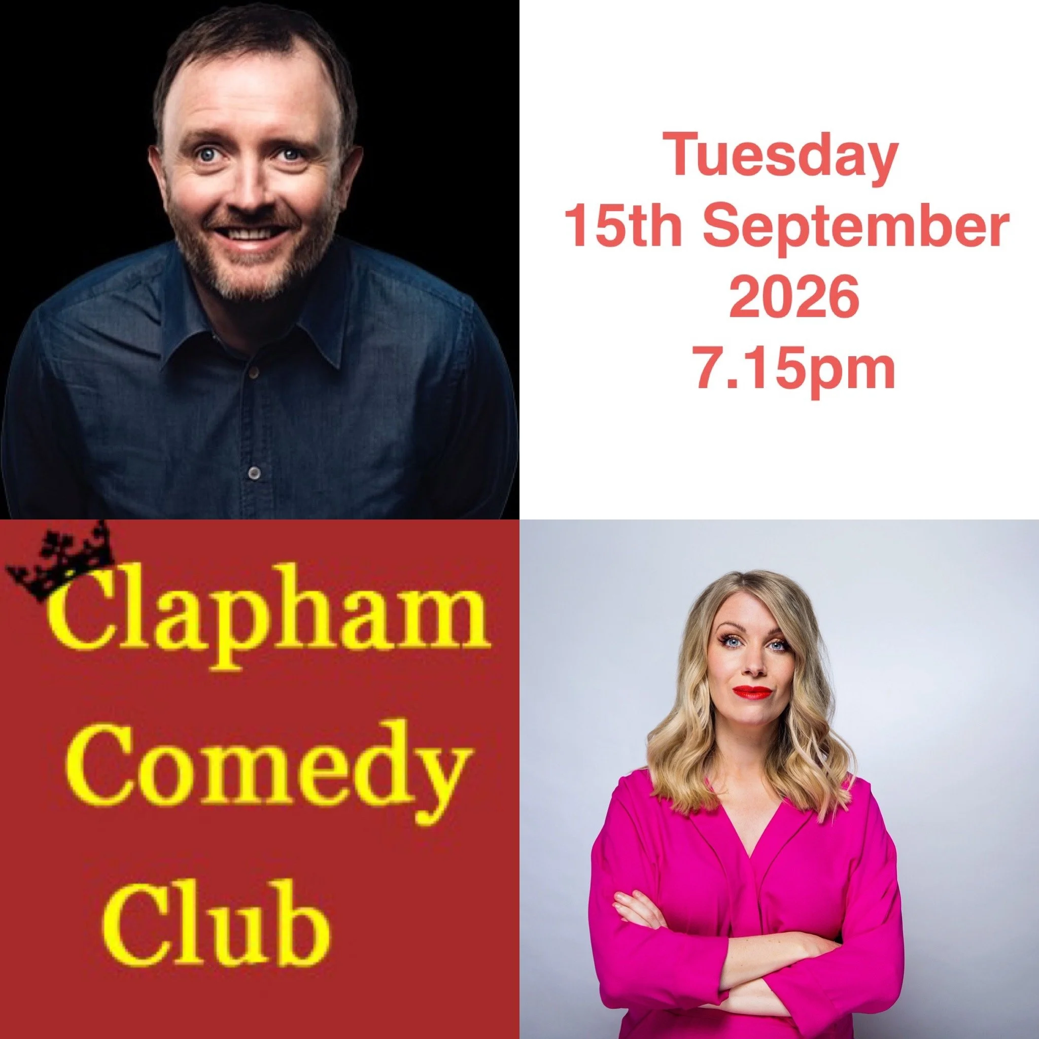 Chris McCausland , Rachel Parris with Host Siôn James: Early Show