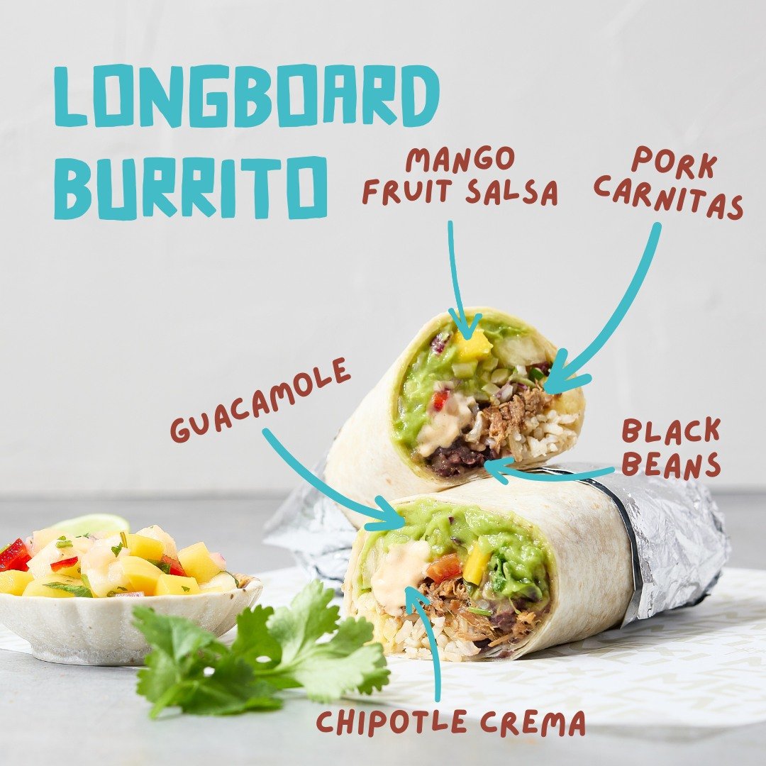 Take a bite of THAT 🤤 available now as a BUY ONE GET ONE Black Friday offer, available on DoorDash for a limited time only! 

T&amp;Cs apply (see DoorDash for more)

#longboard 🏄&zwj;♂️ #burrito #mexicali