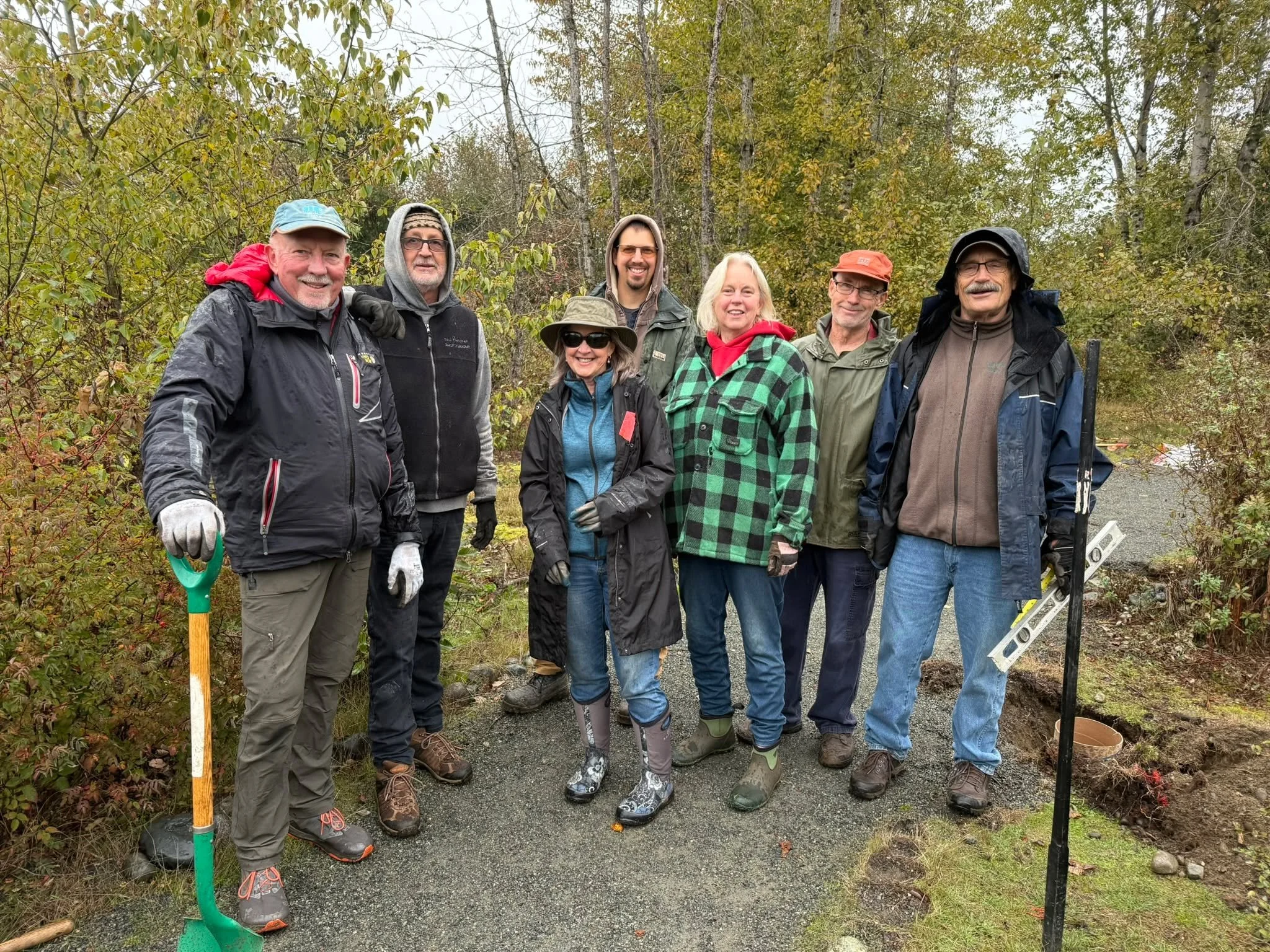 🌼 Somenos Marsh Wildlife Society built a new Wildflower Meadow Fence at the Conservation Area!

💚 Huge thank-you to everyone who came out this weekend to help &mdash; after a bumpy start (pun intended 😄), we found our rhythm and even finished ahea