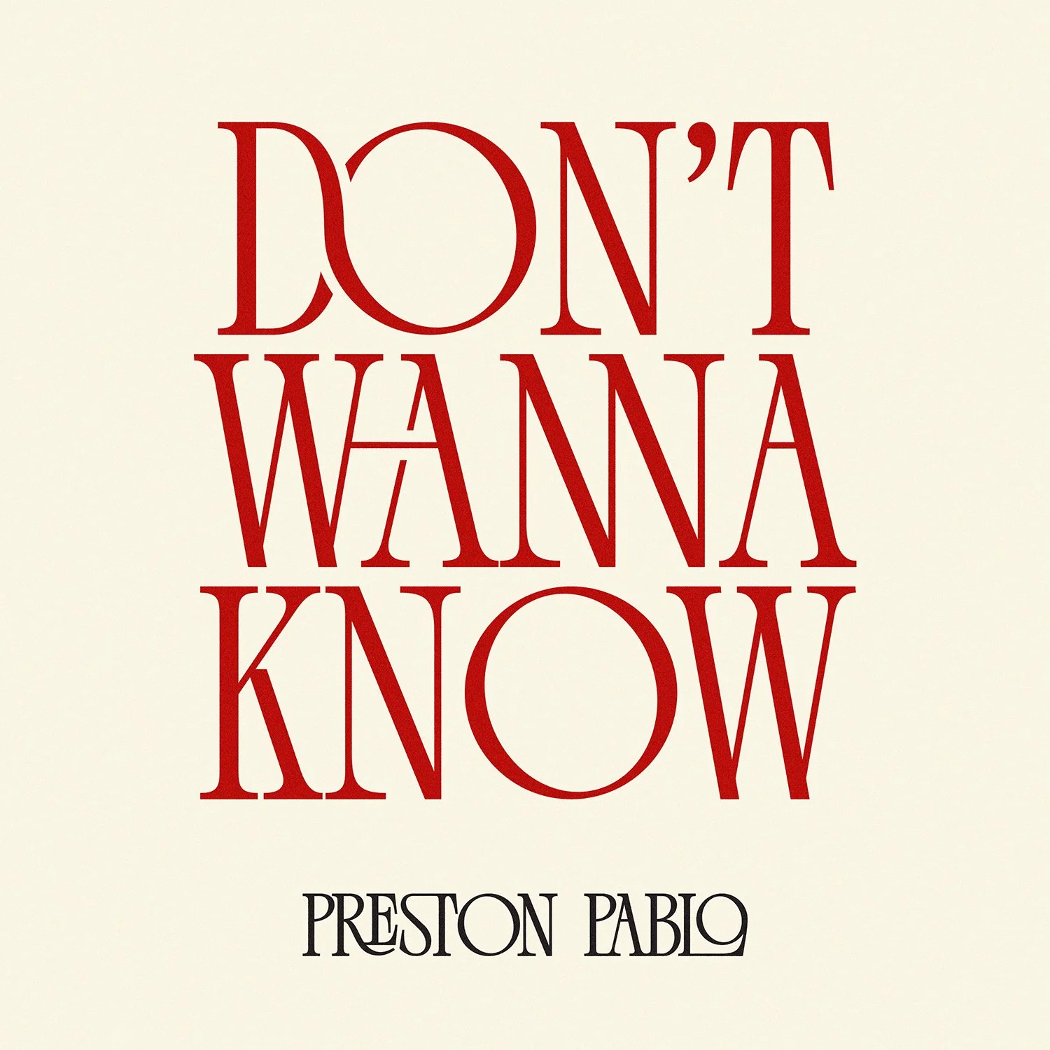 Don't Wanna Know