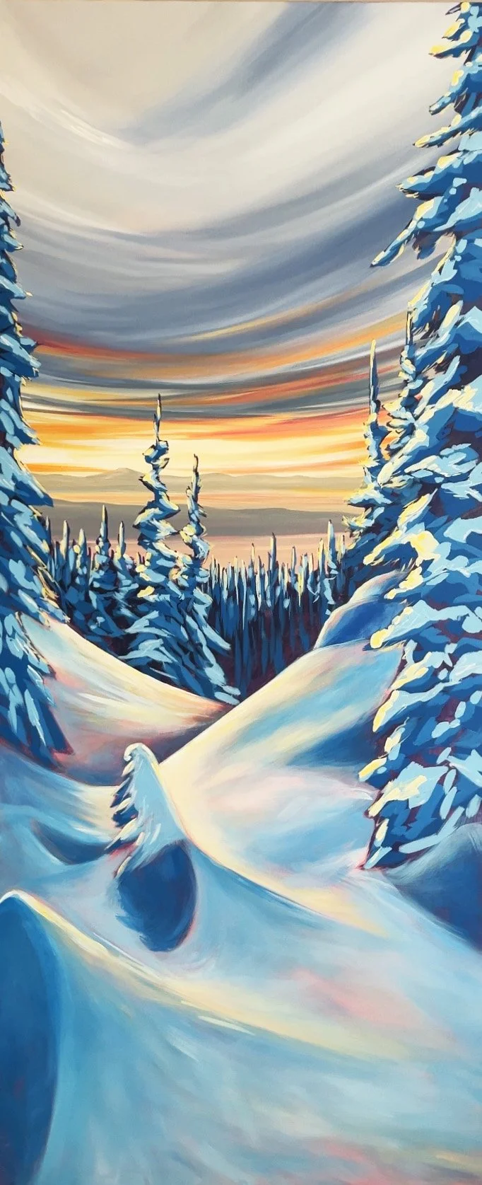 Custom artwork 72"x30" - 50% final payment