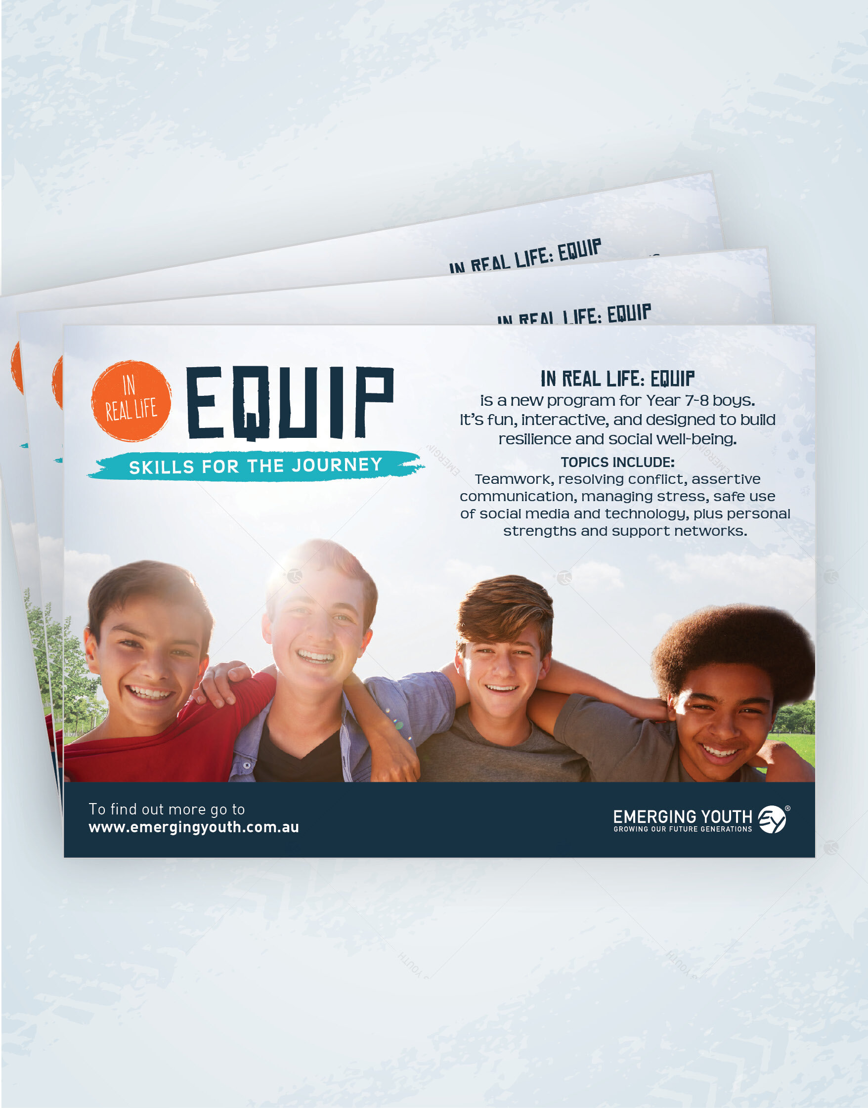 In Real Life: Equip Yr 7-8 A6 Promotional Postcards