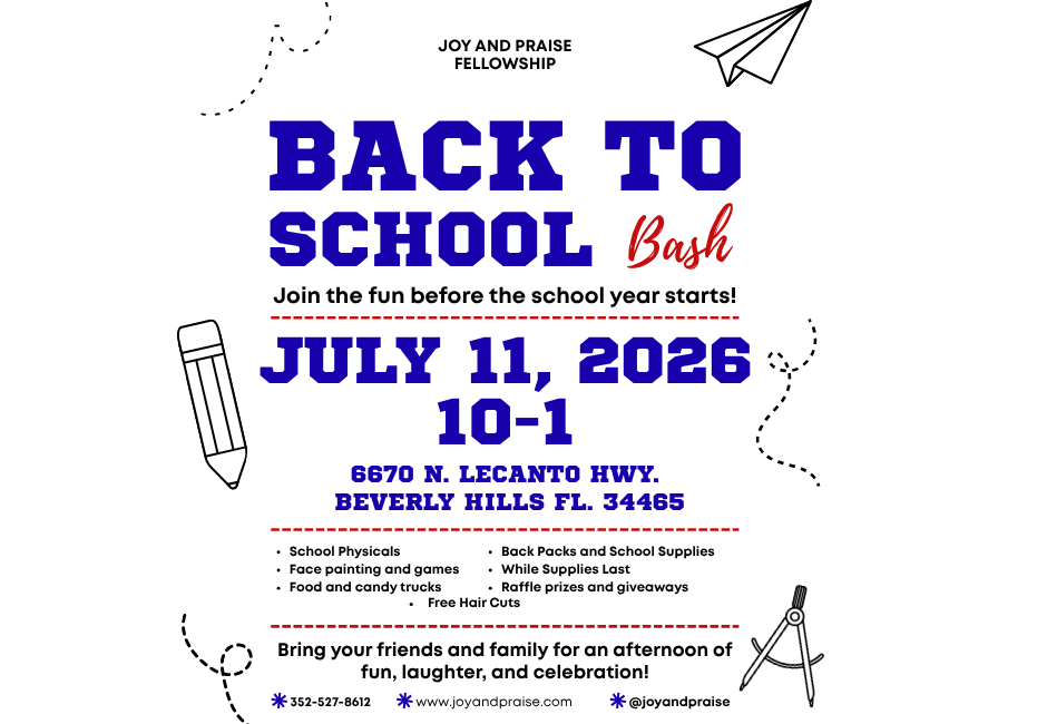 Back To School Bash
