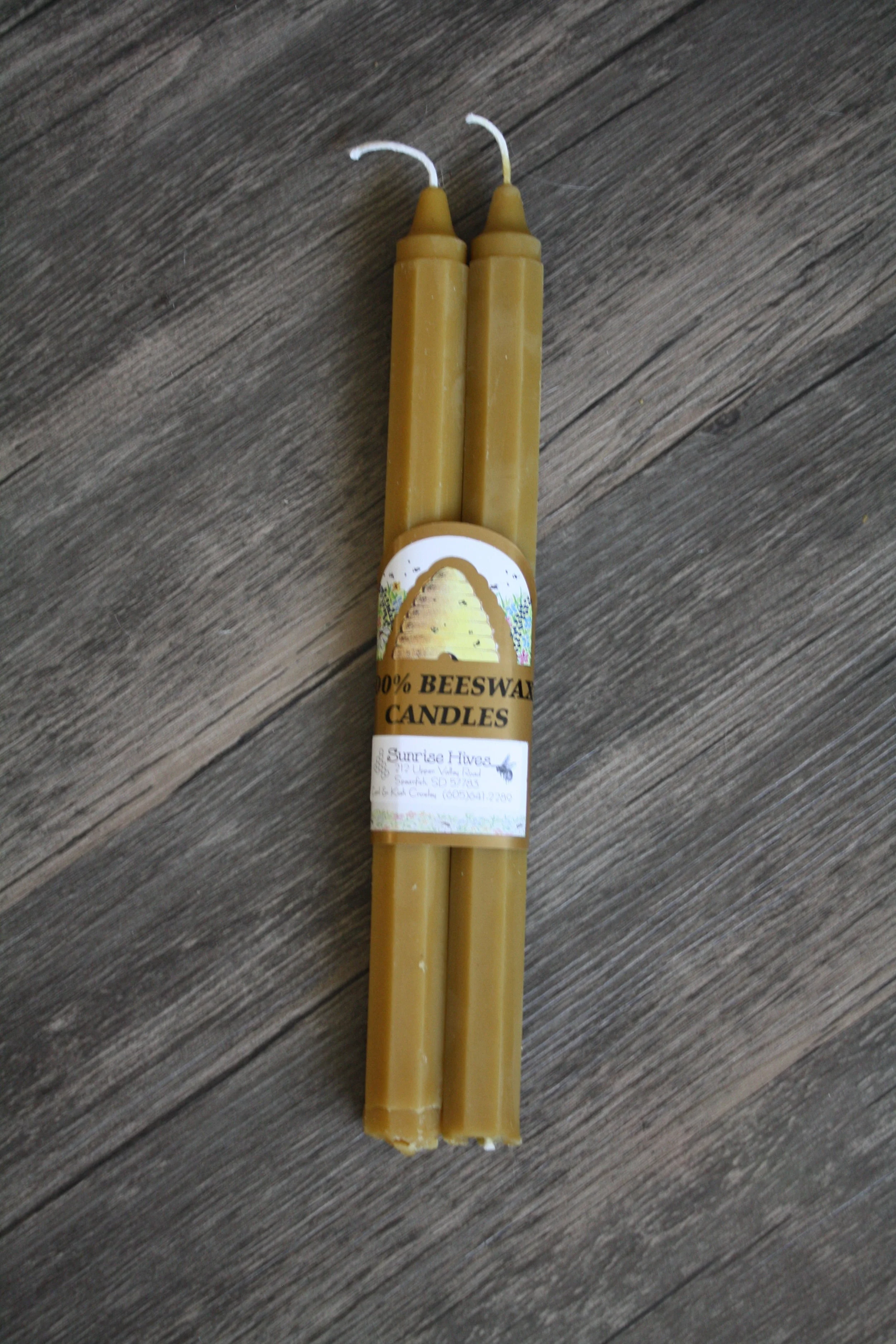 Octagon Taper Candle Set