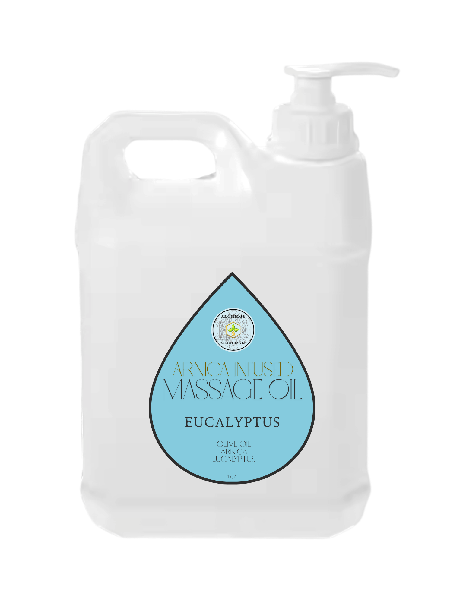 Arnica Infused Massage Oil | Eucalyptus