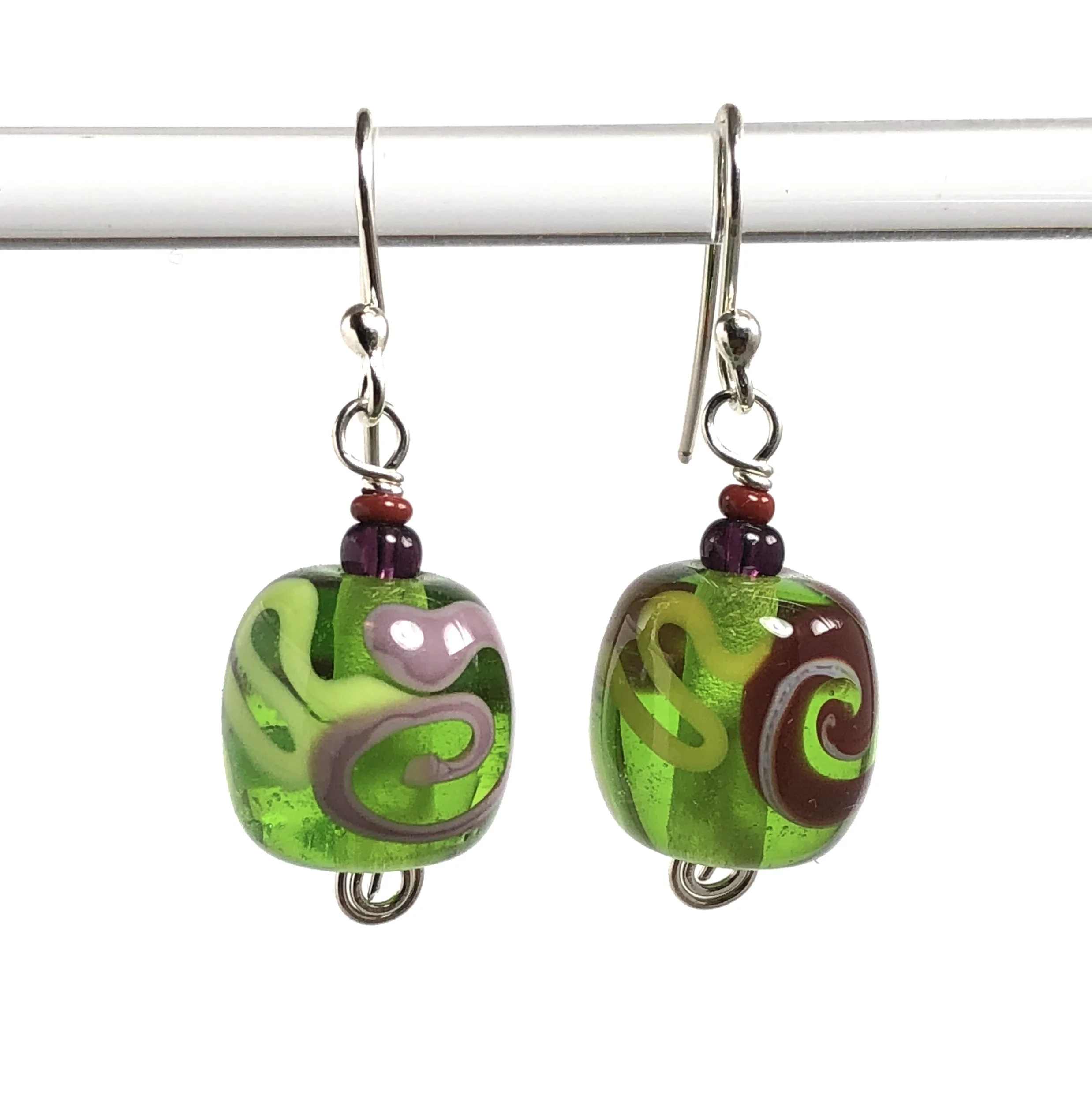 Single Bead Earrings