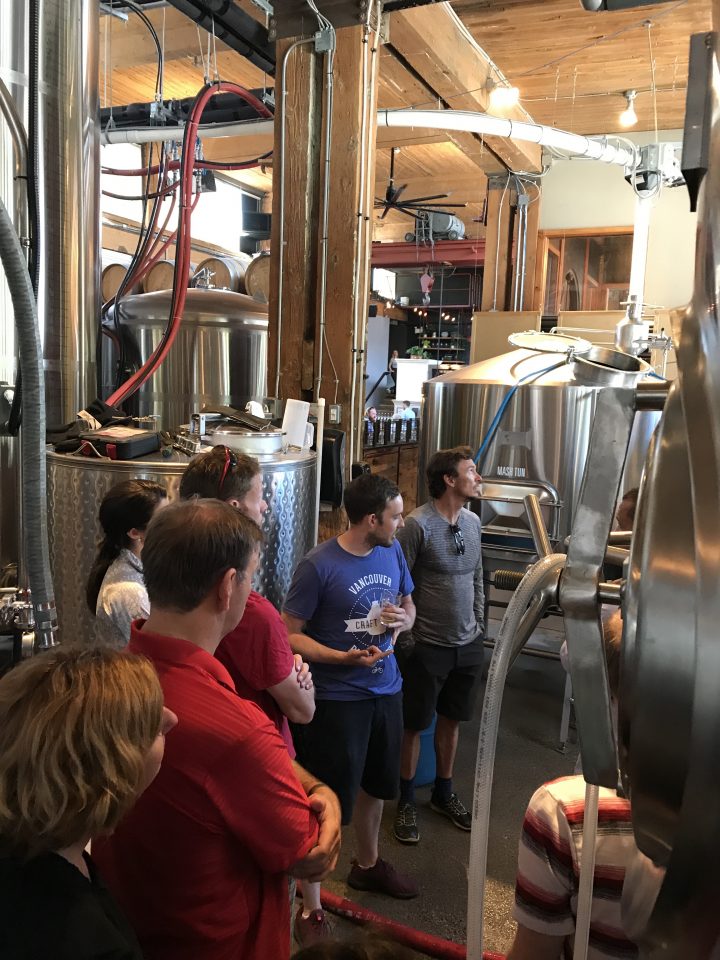 City Cycle’s Aspiring Master Brewer, Nick, educating us on the true art of craft brewing.