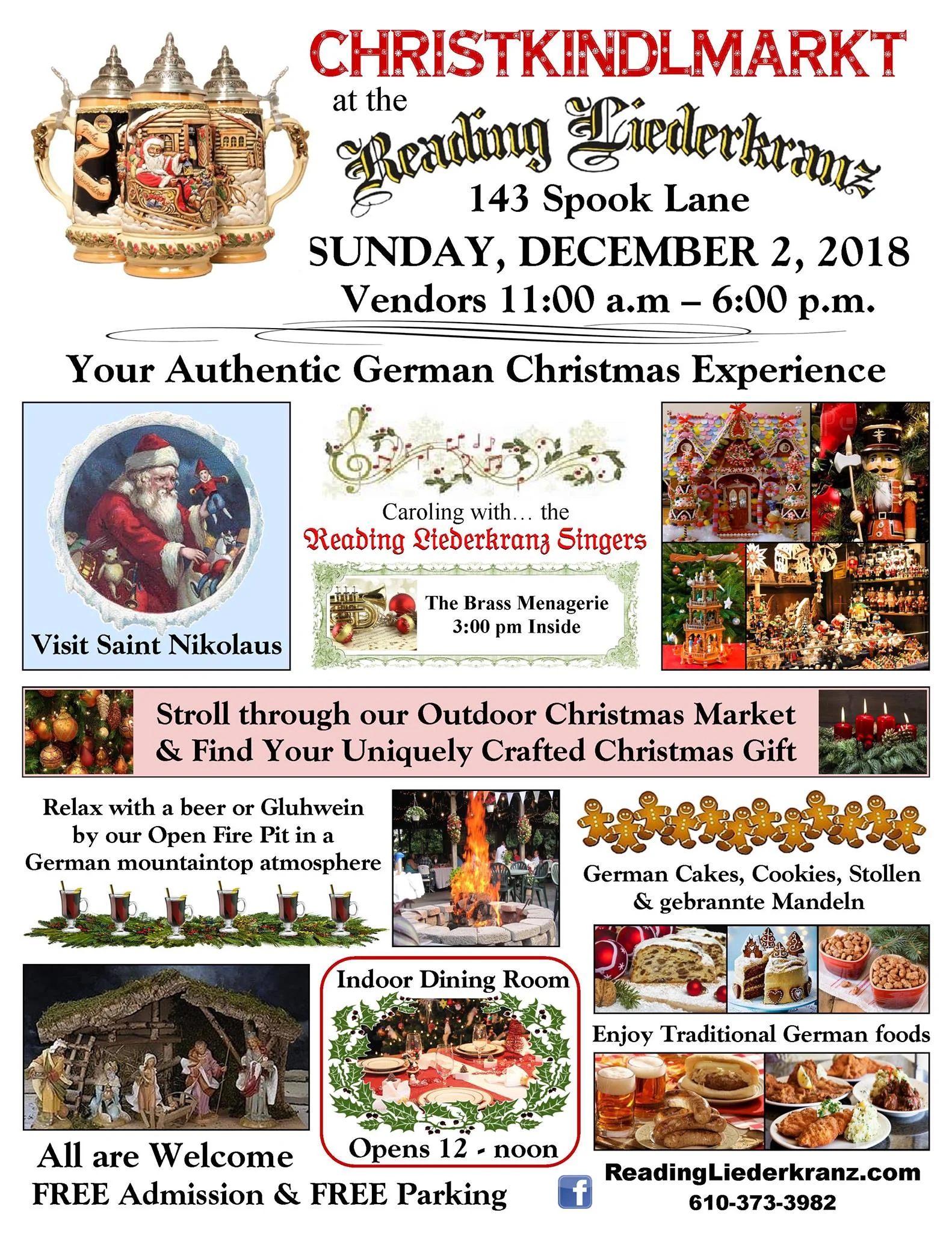 Amy at Christkindlemarkt in Reading, PA