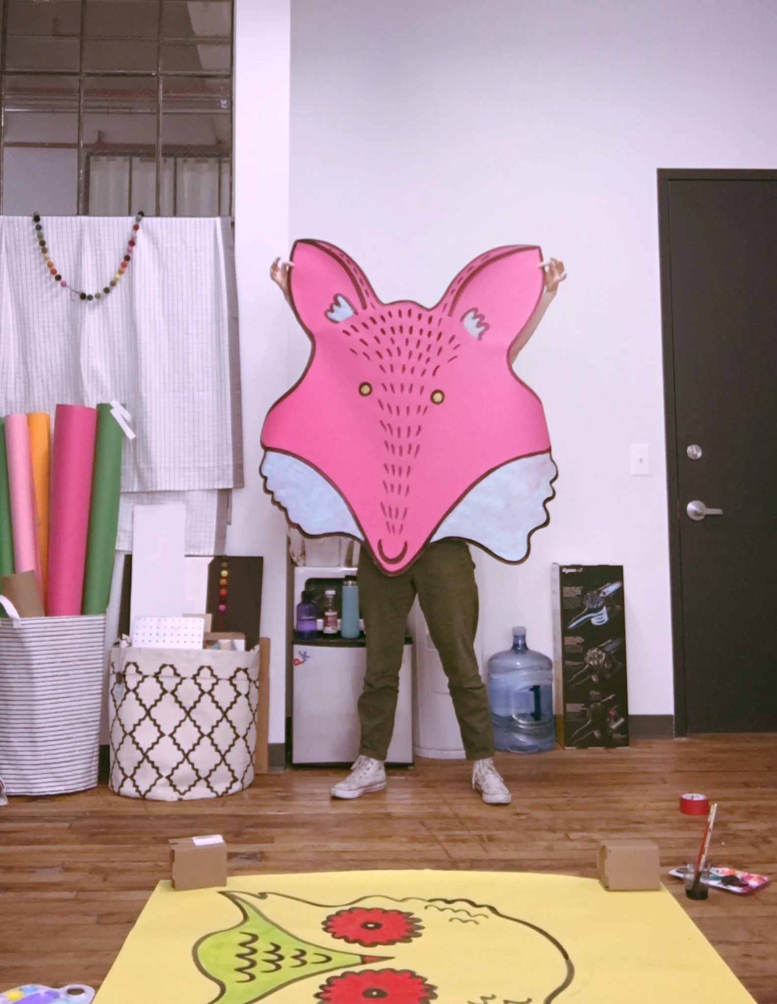 holding fox head.JPG