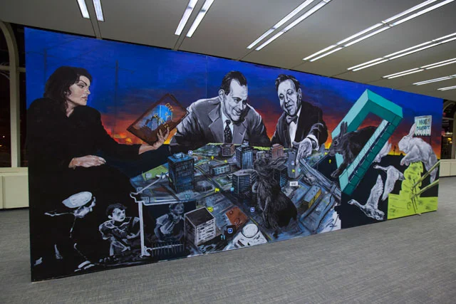 An Abandoned Cubicle Complex Filled with Art - Hyperallergic
