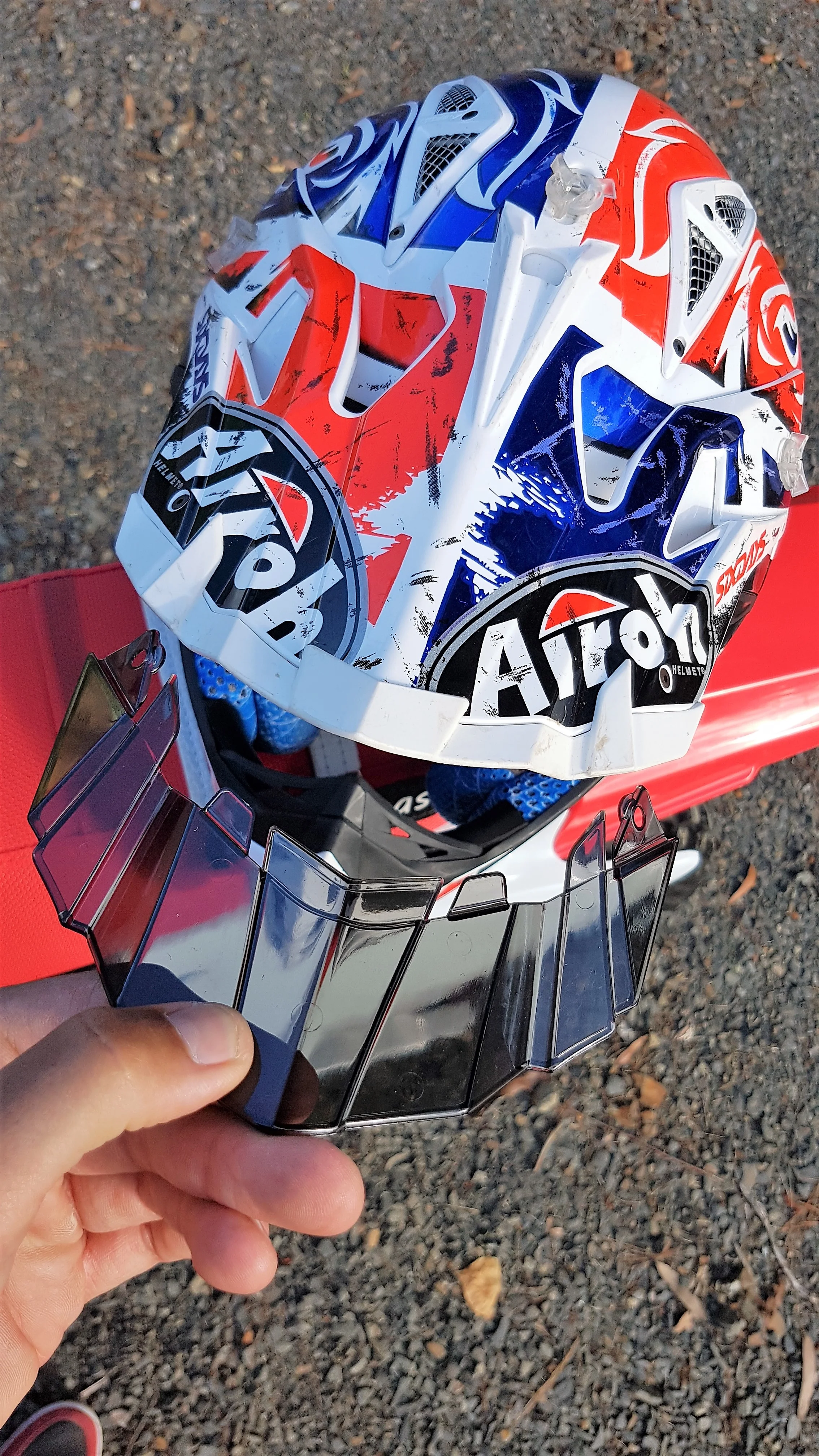 The peak extender comes standard