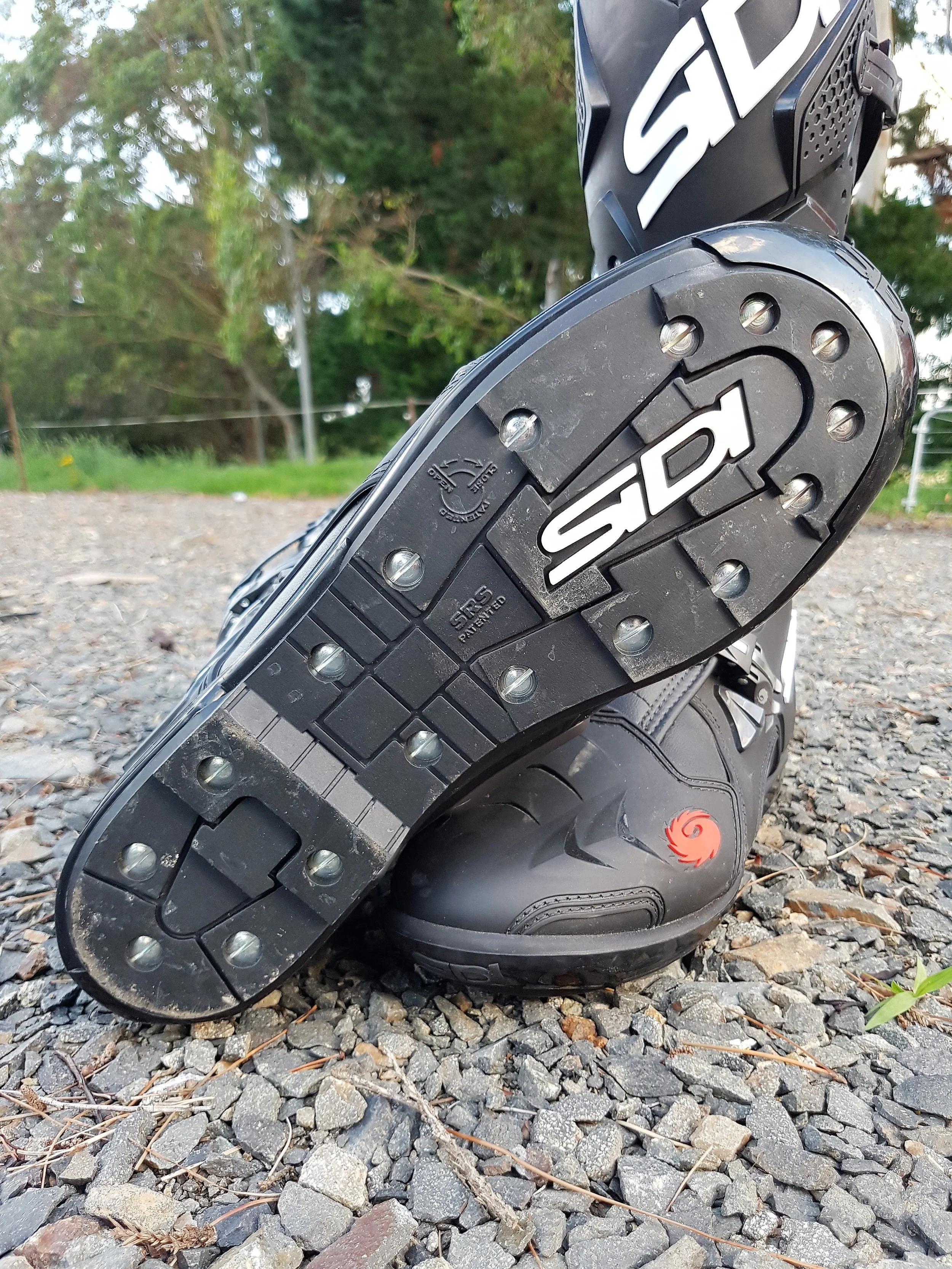 The self-replaceable sole is one of the key selling points of the SRS system from SIDI