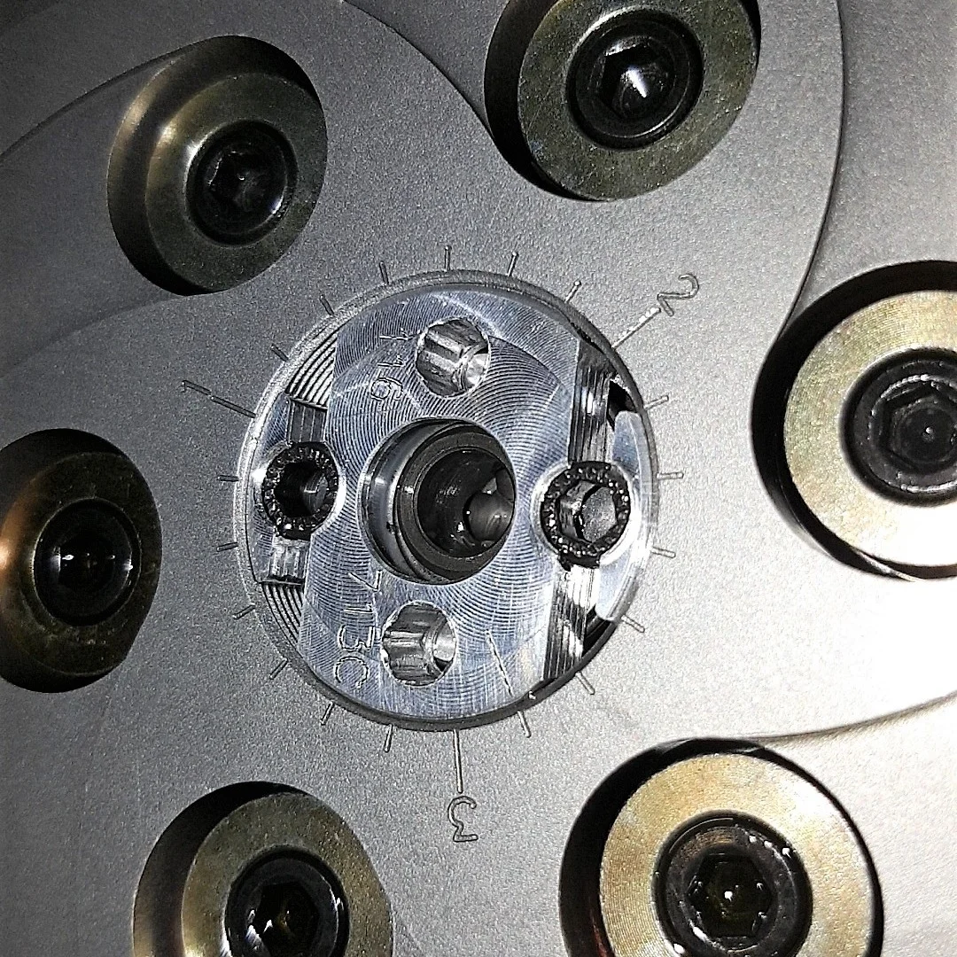 Adjustments made here affect how the auto clutch engages and when it disengages