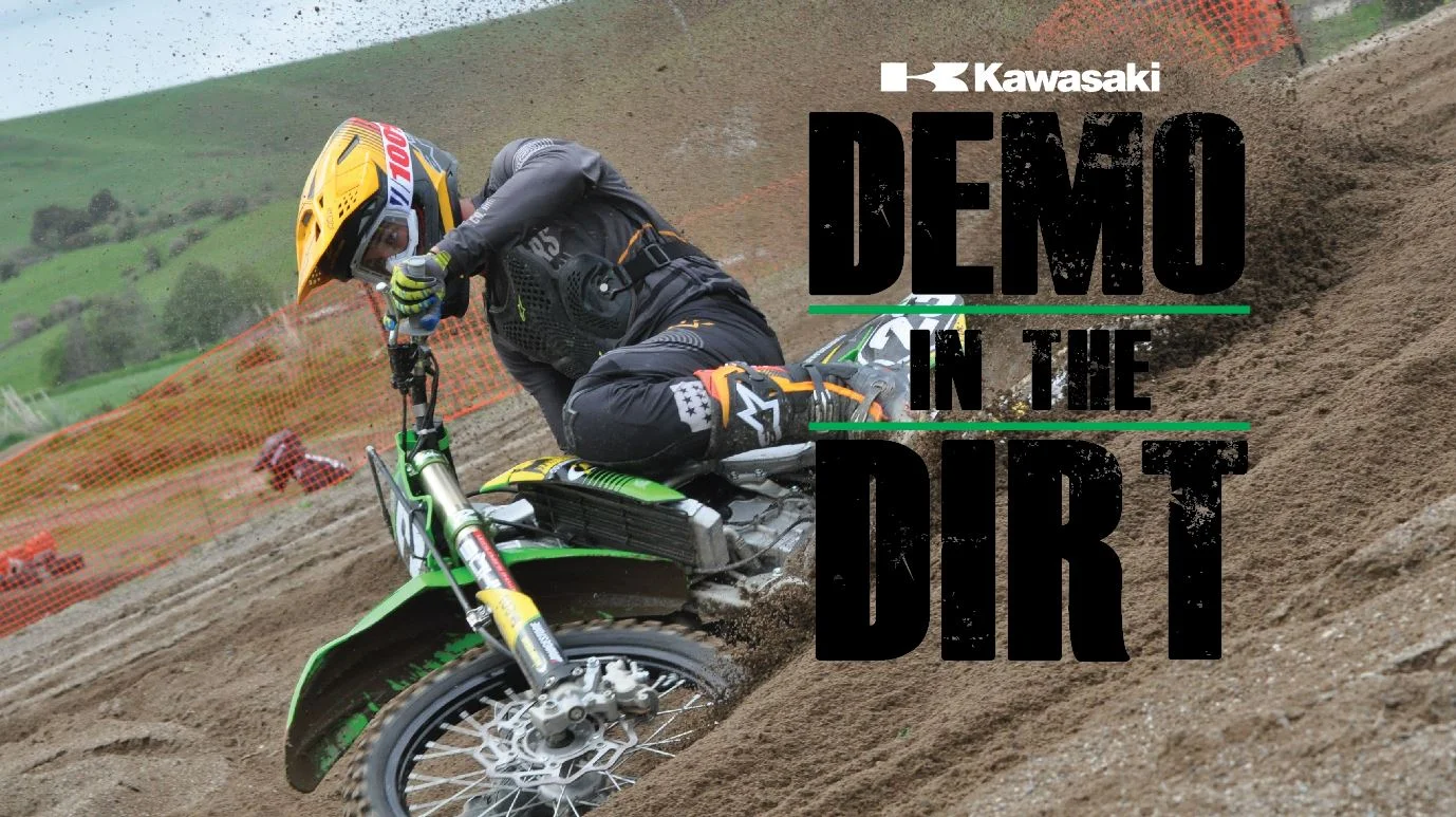 VIDEO: KAWASAKI DEMO IN THE DIRT