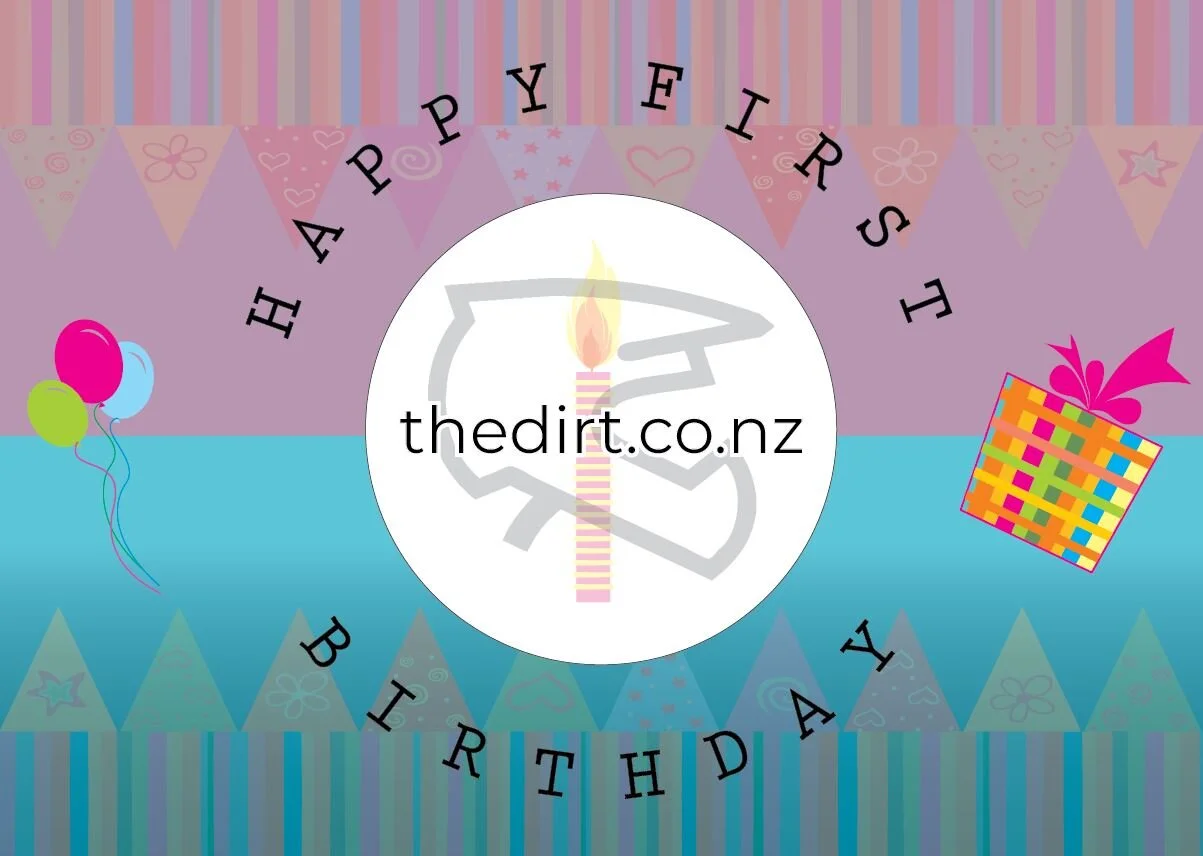 THE DIRT TURNS ONE!