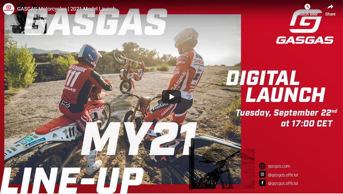VIDEO: 2021 GASGAS MODEL LAUNCH
