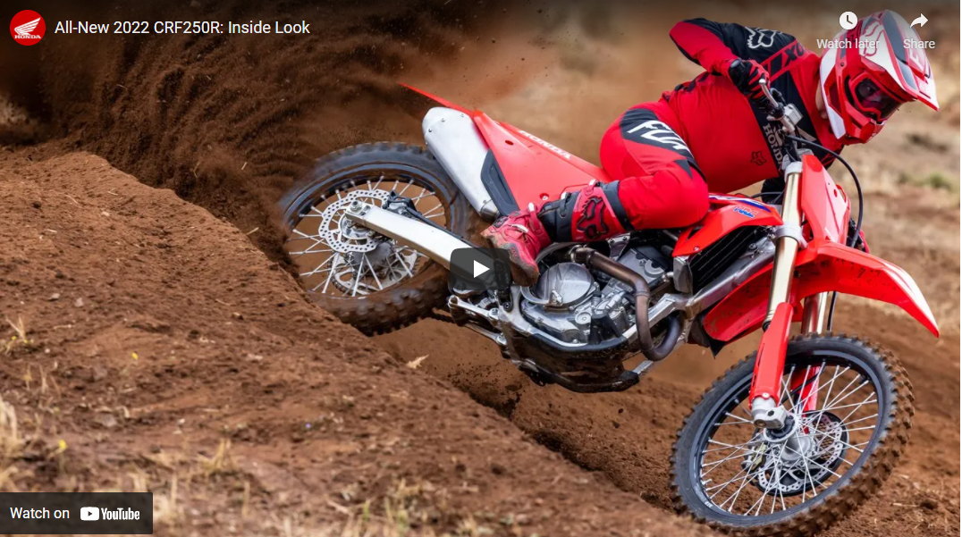 FIRST LOOK: 2022 HONDA CRF250R