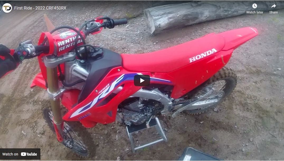 ON BOARD COMMENTARY - 2022 HONDA CRF450RX