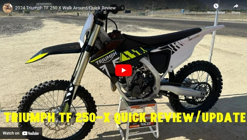 KEEFERS FIRST IMPRESSIONS: TRIUMPH TF250-X