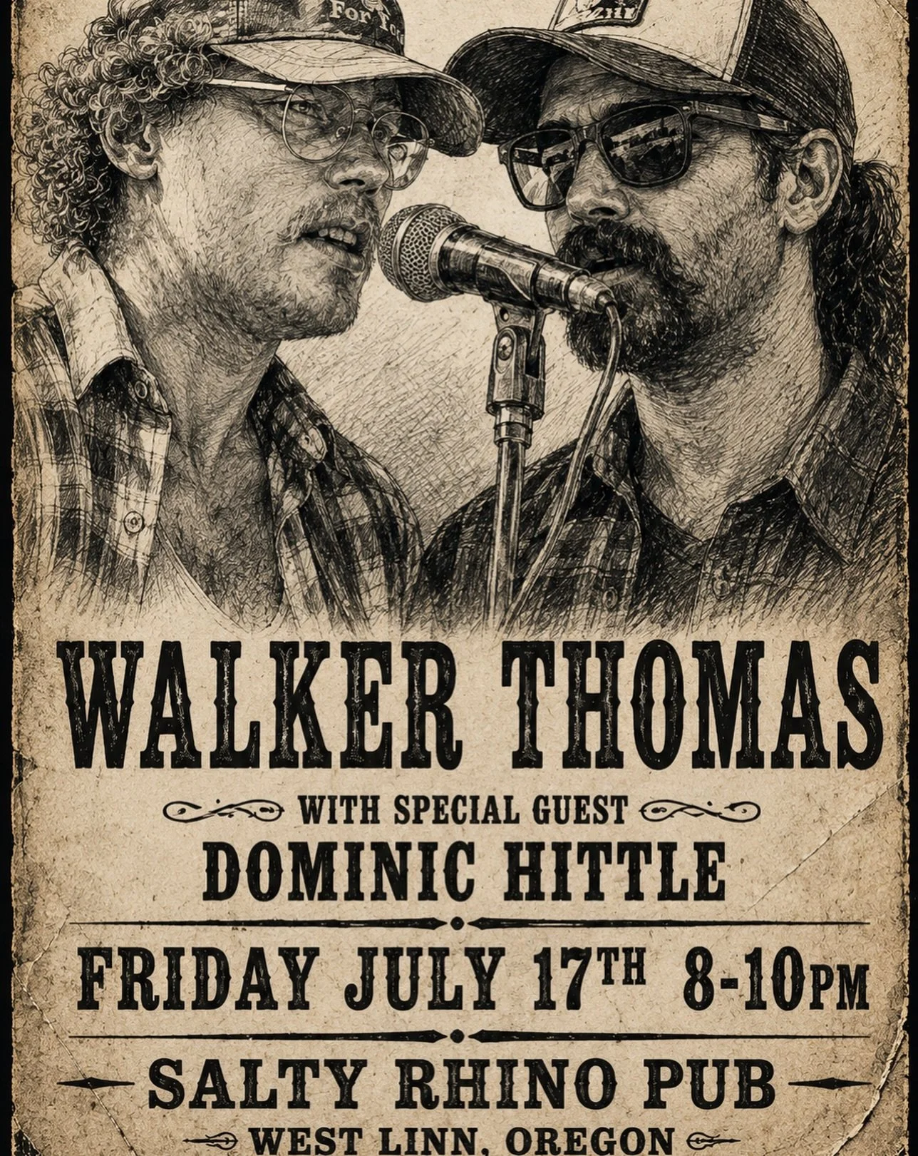 Fresh off the press&hellip;Walker has a special guest joining him for tomorrow! Do not miss this fun night.