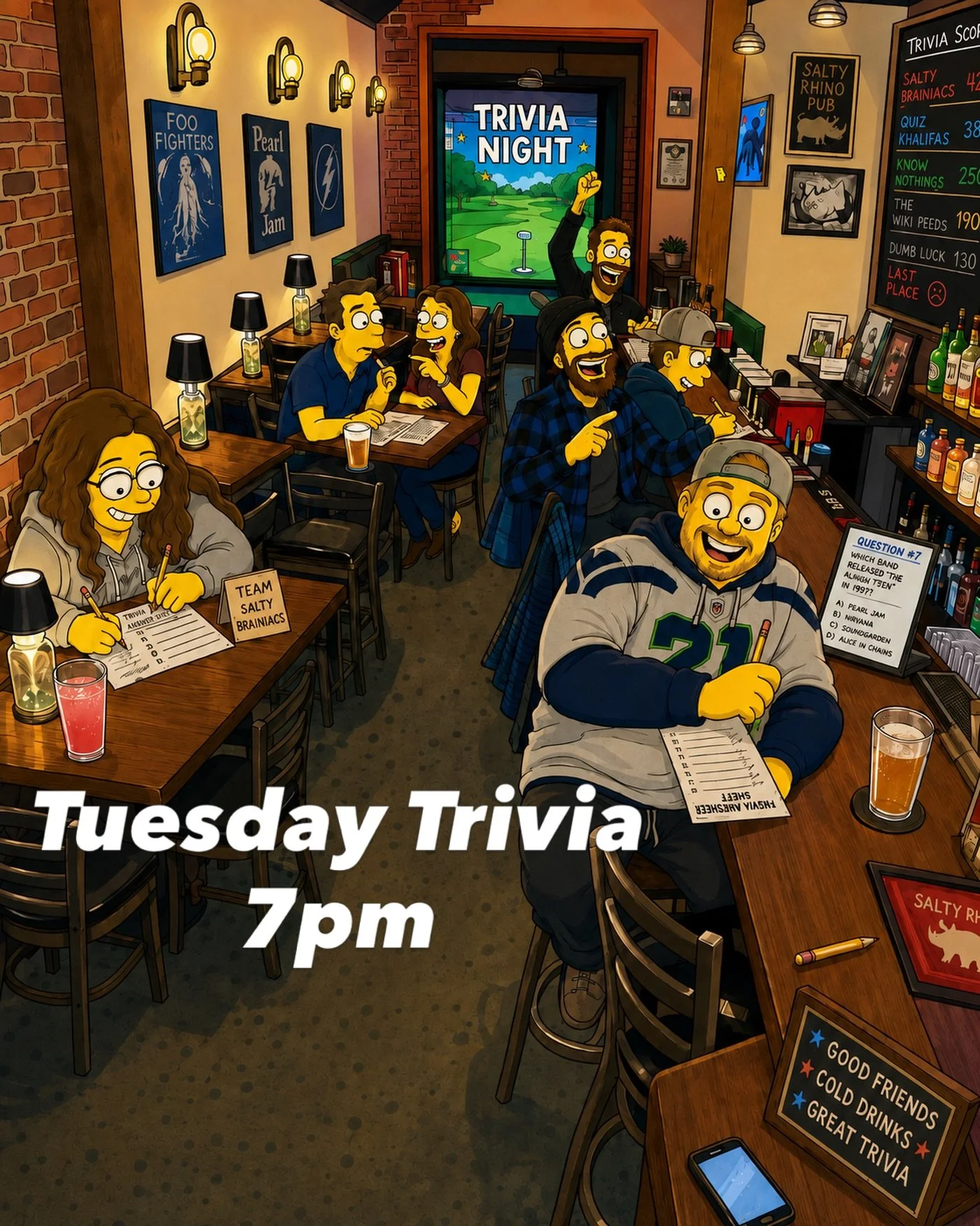Gather your best useless knowledge.
It&rsquo;s finally worth something. Tuesday Trivia.