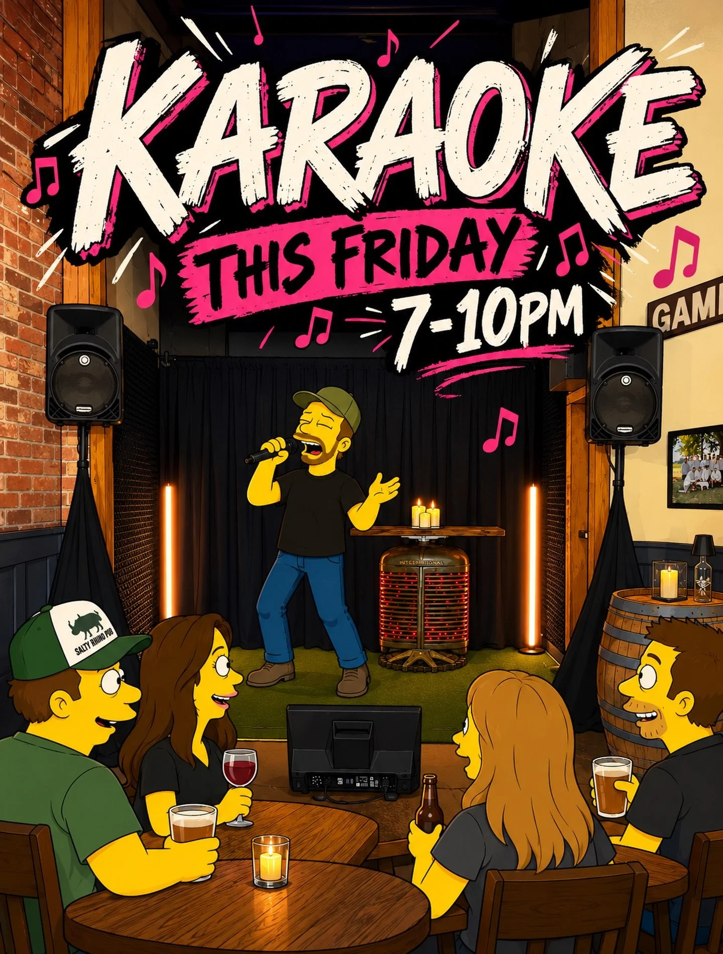 🎤 KARAOKE THIS FRIDAY! 🍻
Grab a beer, grab the mic, and give us your best (or worst). No judgment here&hellip; well, maybe a little. 🍺🤣

🎶 Friday | 7&ndash;10 PM