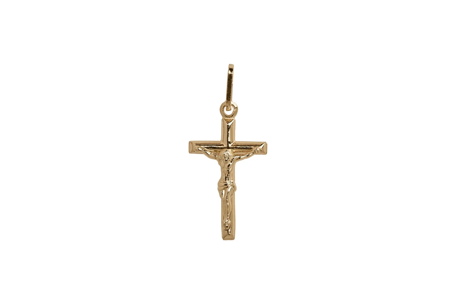 Yellow Gold Crucifix Pendant JMA Jewelry