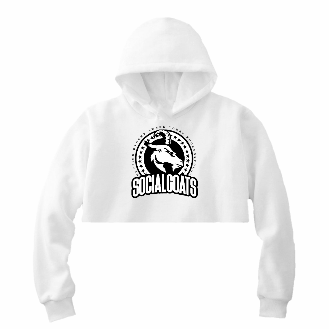 socialgoats crop hoodie 
