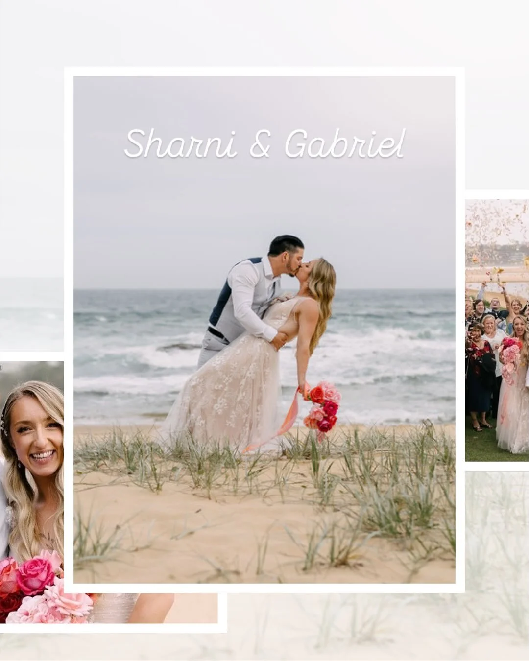 Happy Anniversary to Sharni &amp; Gabriel 🤩

&amp; thank you for the beautiful review 💫 🙏🏽

&lsquo;Sarita was an absolute dream to work with from the get go!
It can be a very overwhelming process of trying to find the right person to be part of s