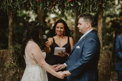 Happy Anniversary to Bri &amp; Alex 🥳

Married at the beautiful gem that is @bidja_estate 

They had me as their MC as well, which meant working the whole day with these legends! 
@folklanephoto 
@kristinareitsmamusic 
@simplysublimecatering 
@kelly