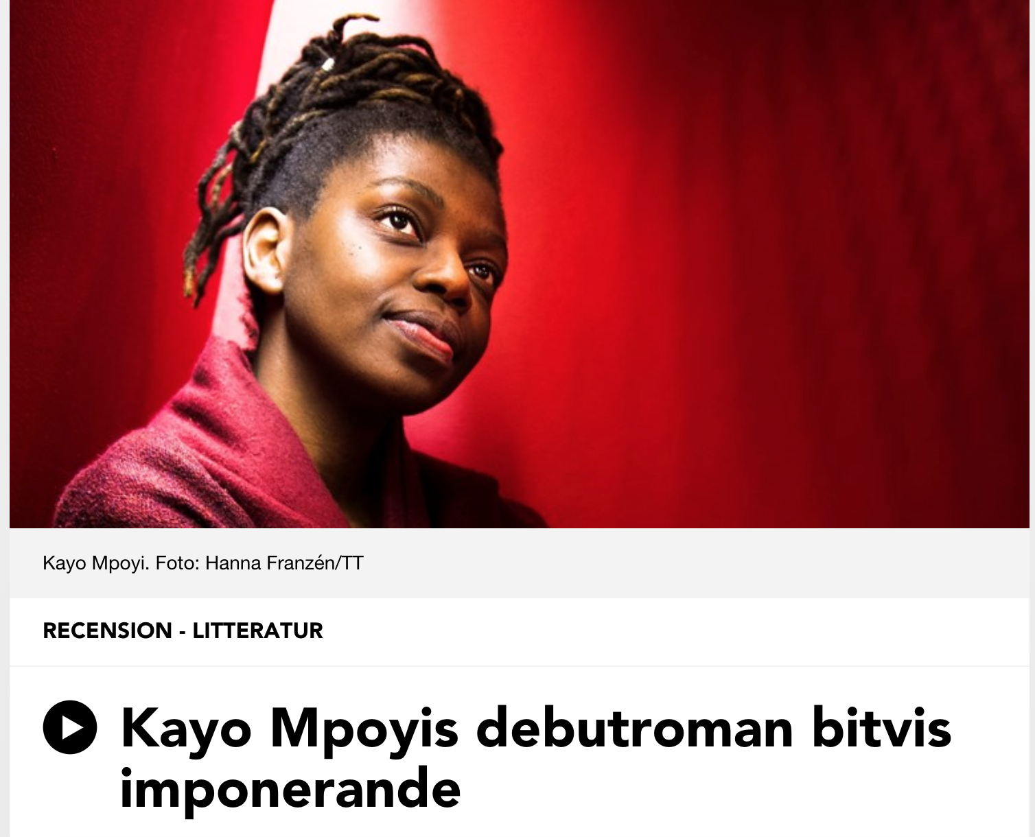 Recension Sveriges radio