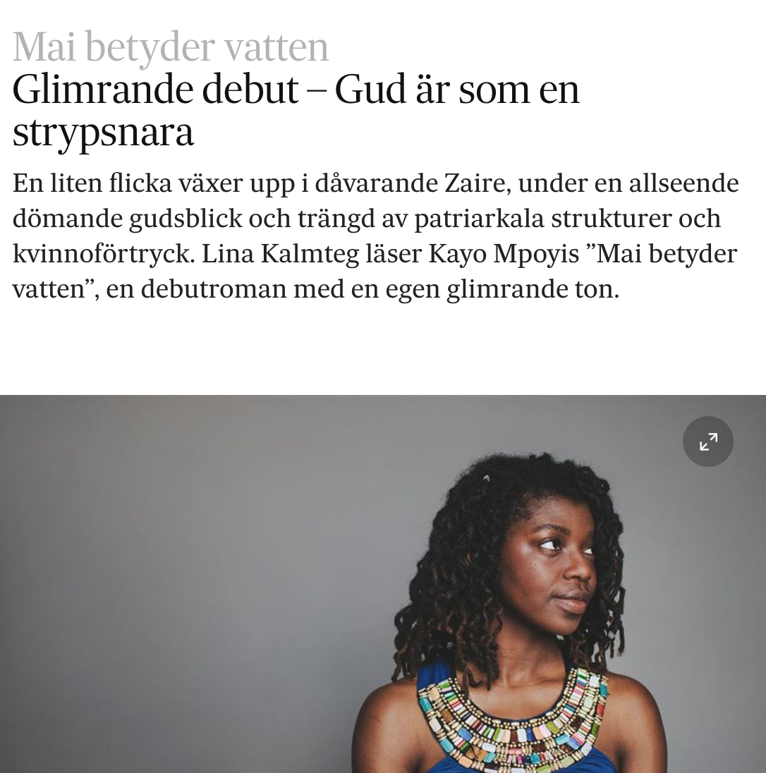 Recension SvD: Glimrande debut