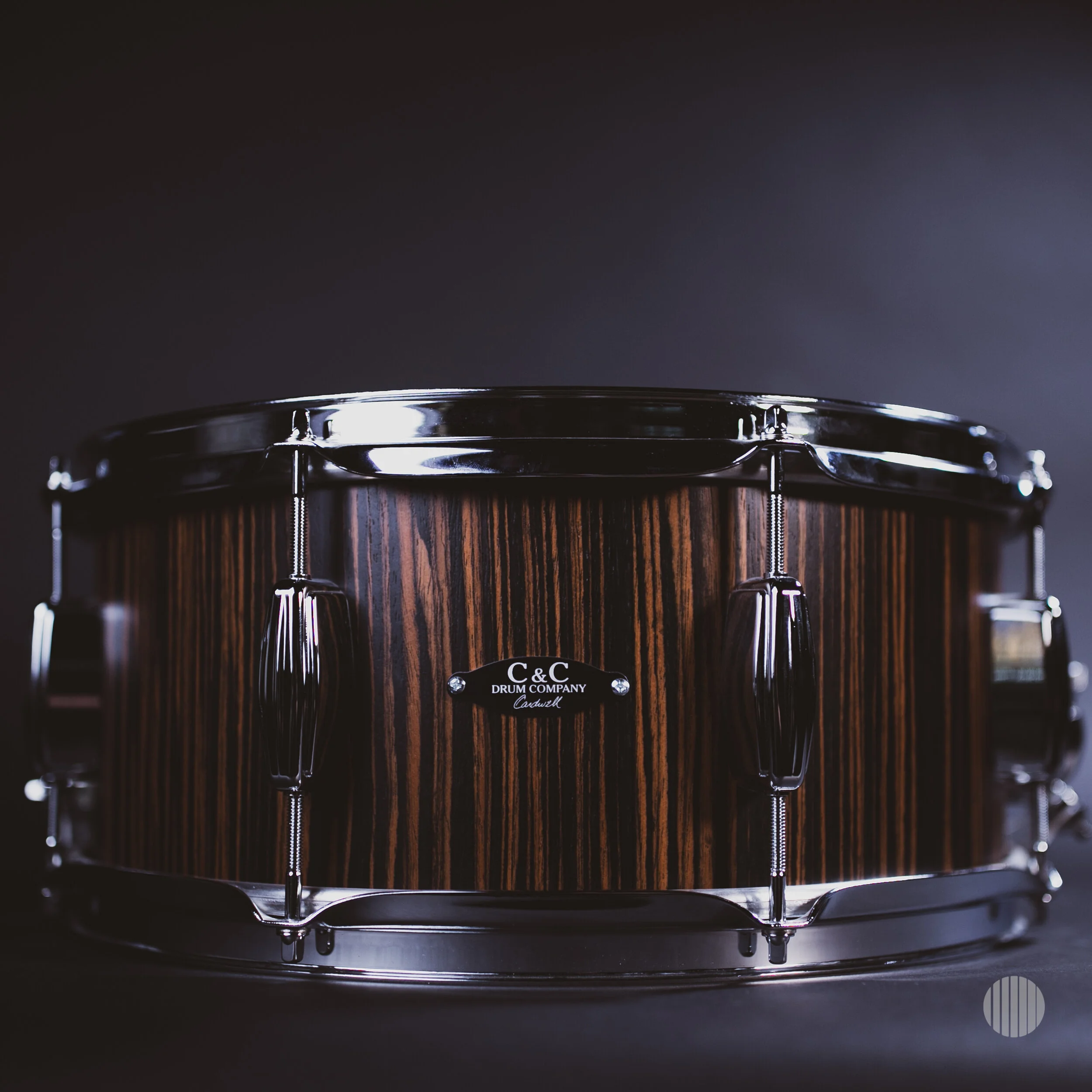 C&amp;C x Parkman Snare w/Macassar Ebony Veneer - 6.5" x 14" 