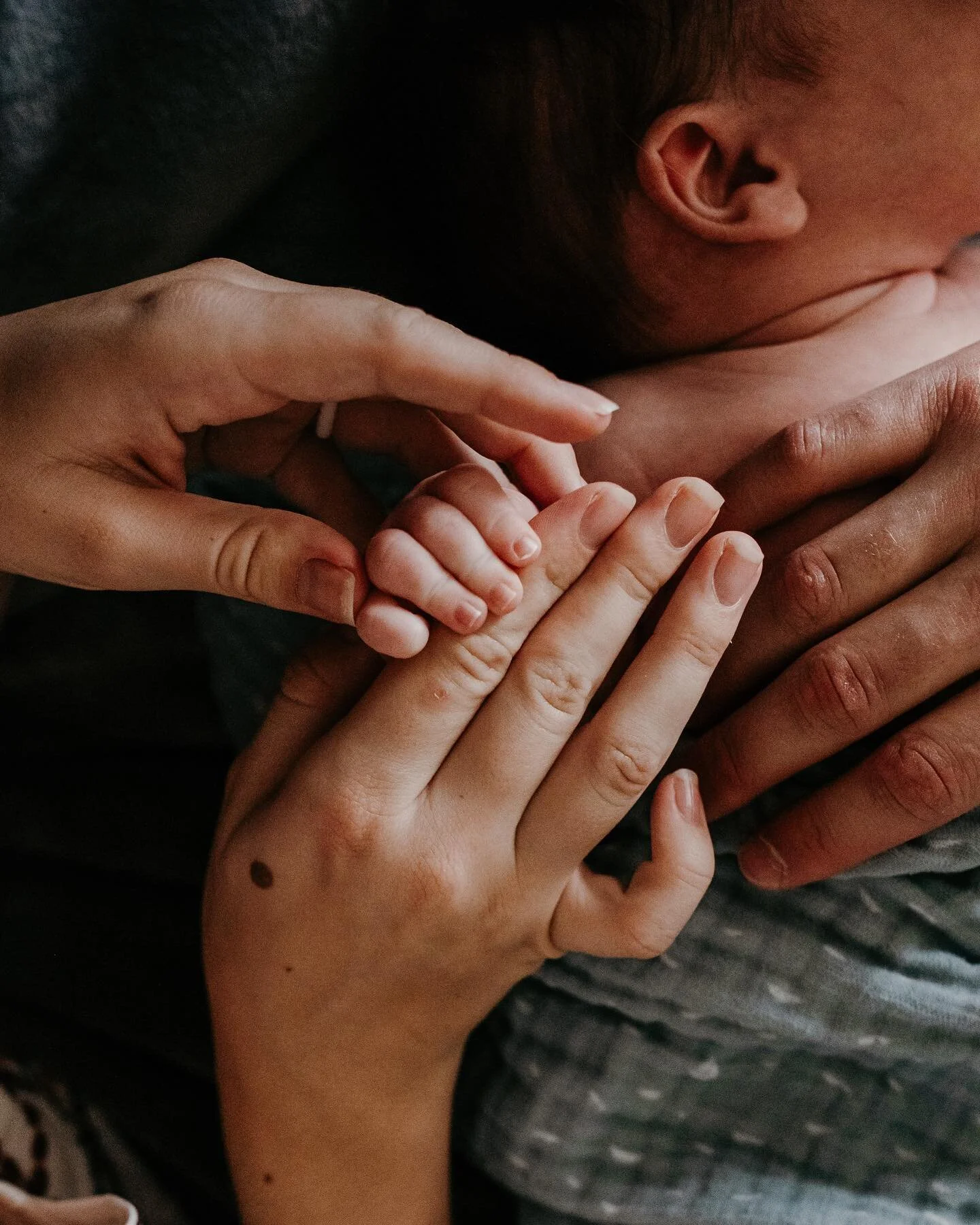 The sweetest stack of hands there ever was 🥰