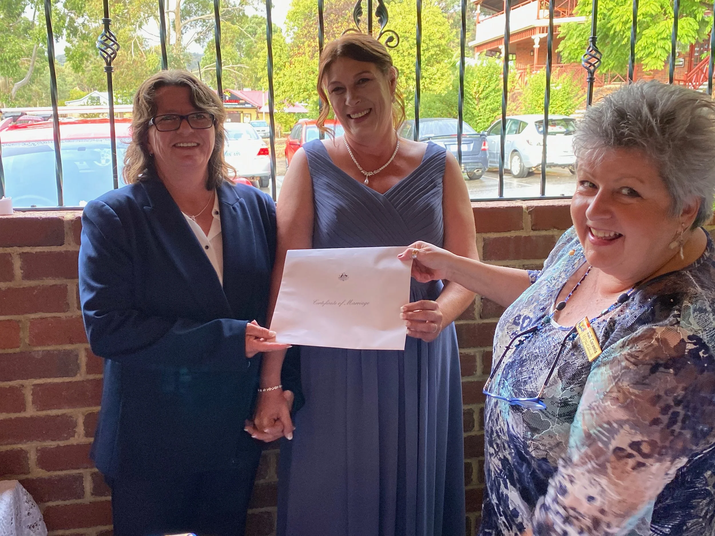 Surprise wedding ... for the CELEBRANTS, not the bridal couple!!!