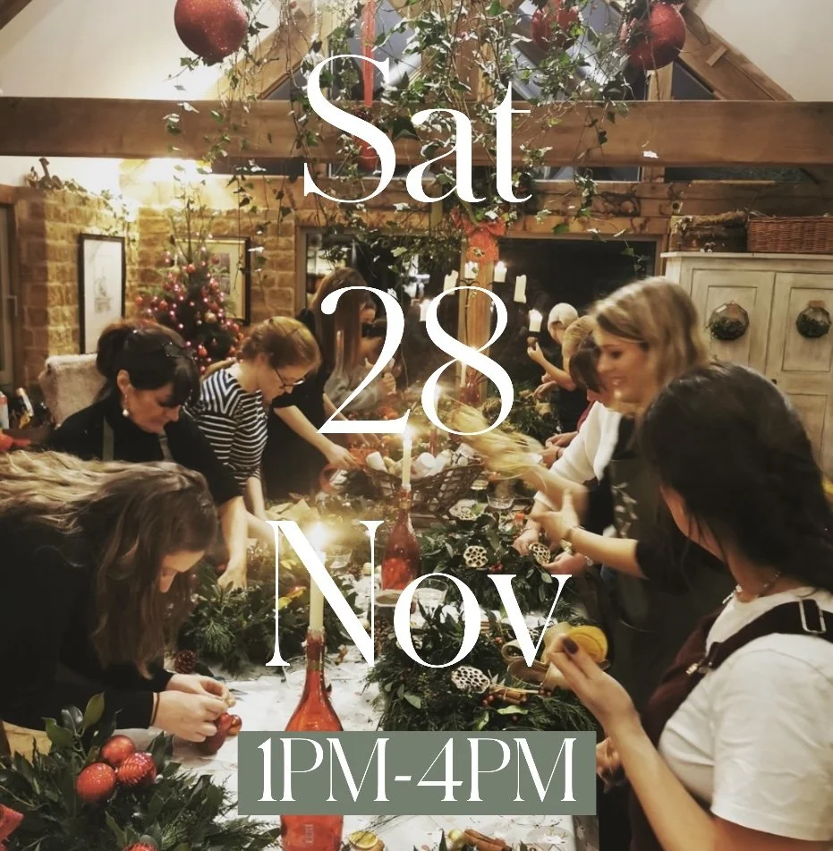 Saturday 28th November AFTERNOON Christmas Wreath Making Workshop