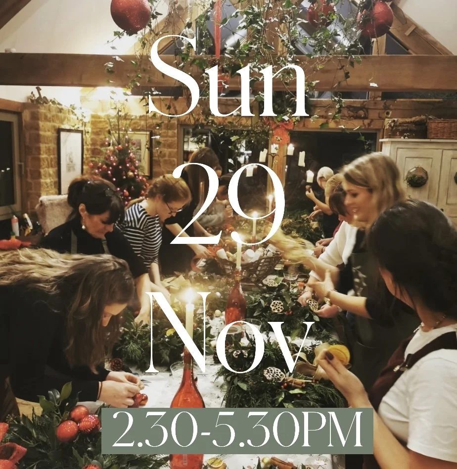 Sun 29th November PM Christmas Wreath Making Workshop