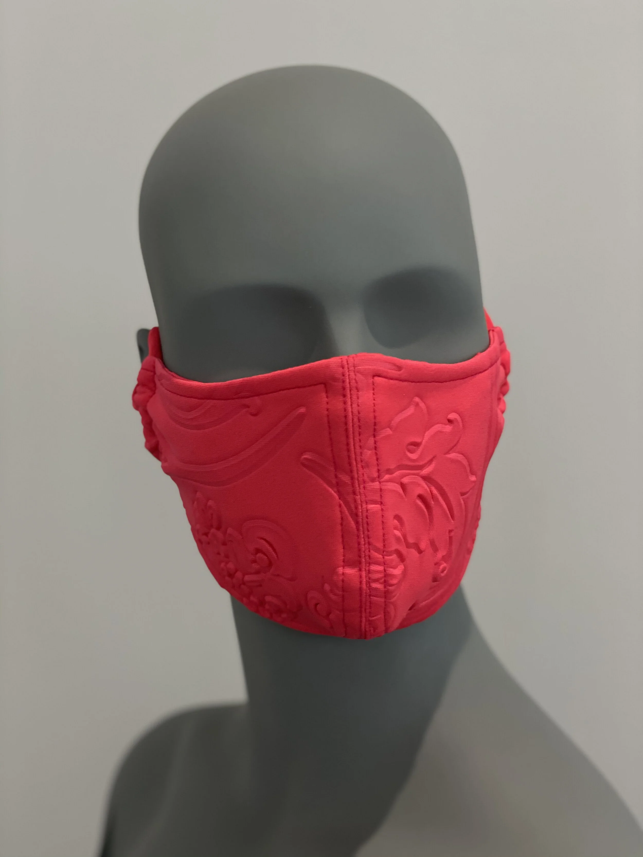 Embossed Hot Pink Safety Mask - DEO
