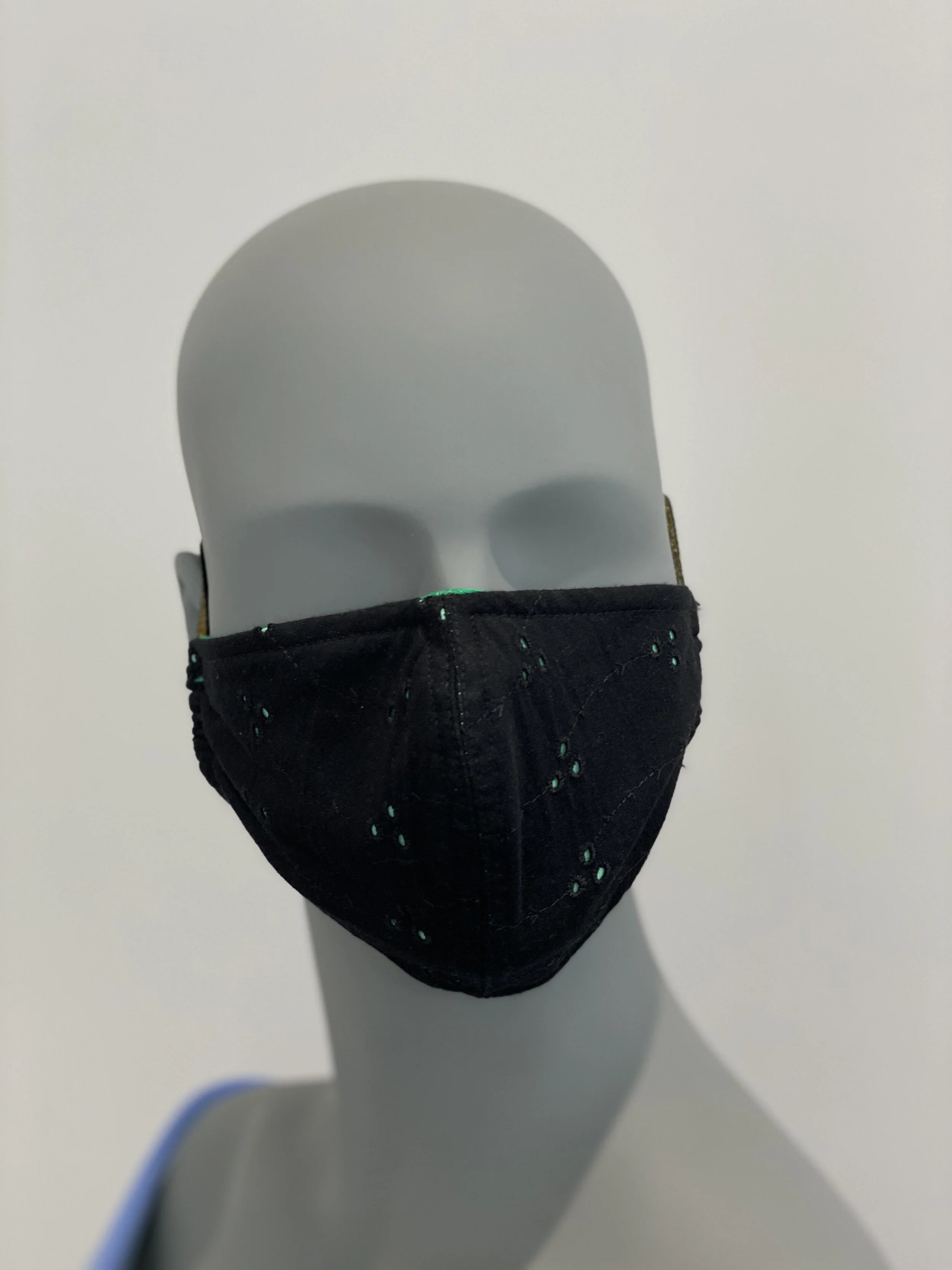 Black Cotton  Safety Mask - DEO 