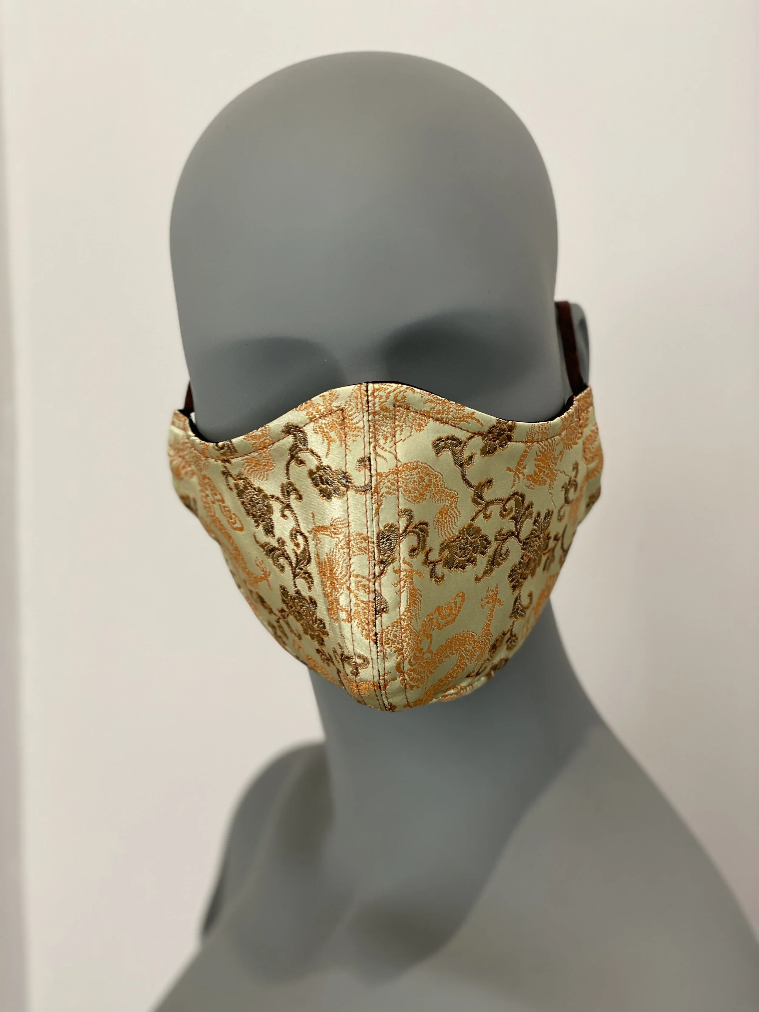 Yellow/Brown Masuku Safety Mask - DEO
