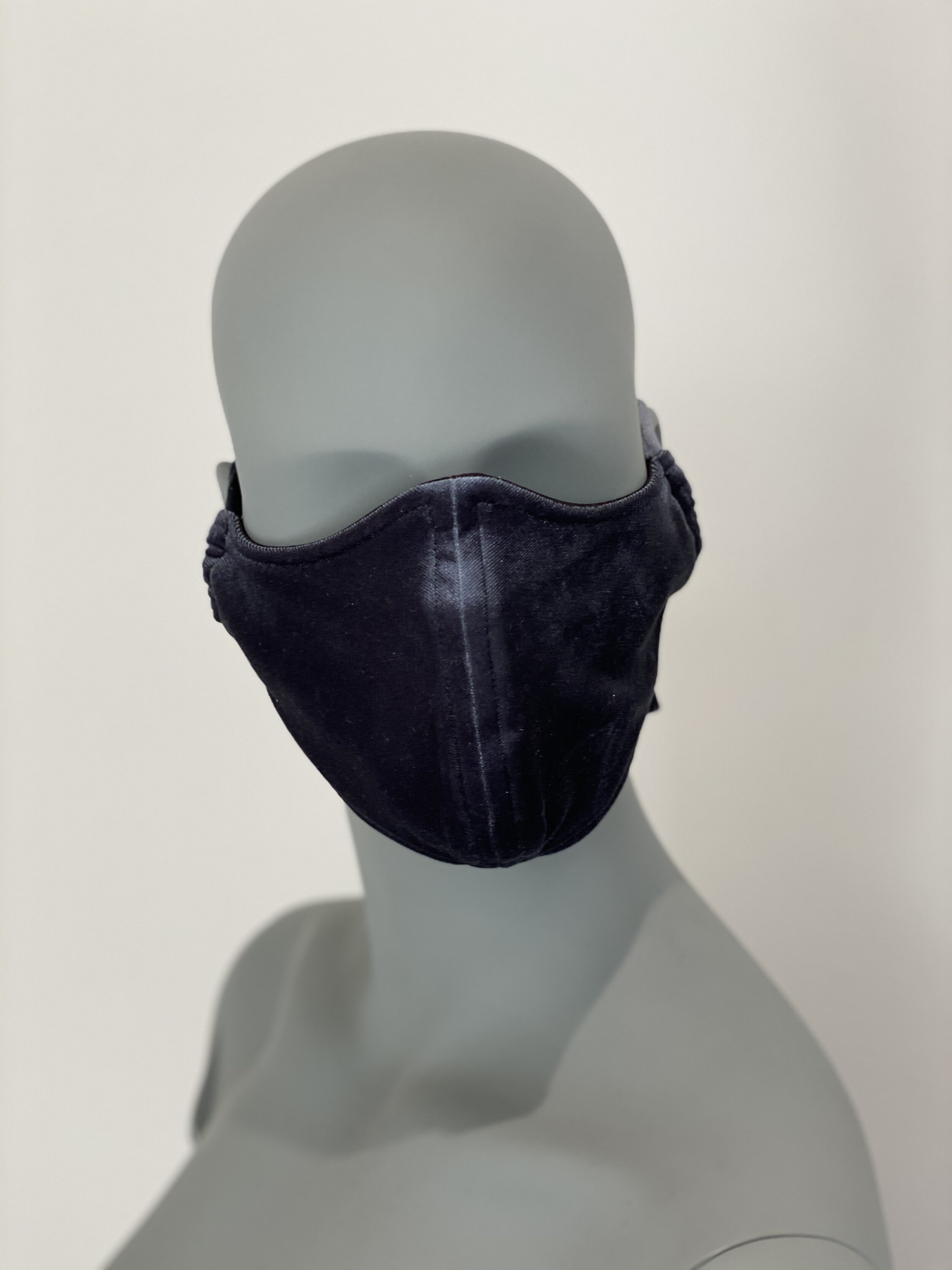 Gunmetal Velvet Safety Mask - DEO 
