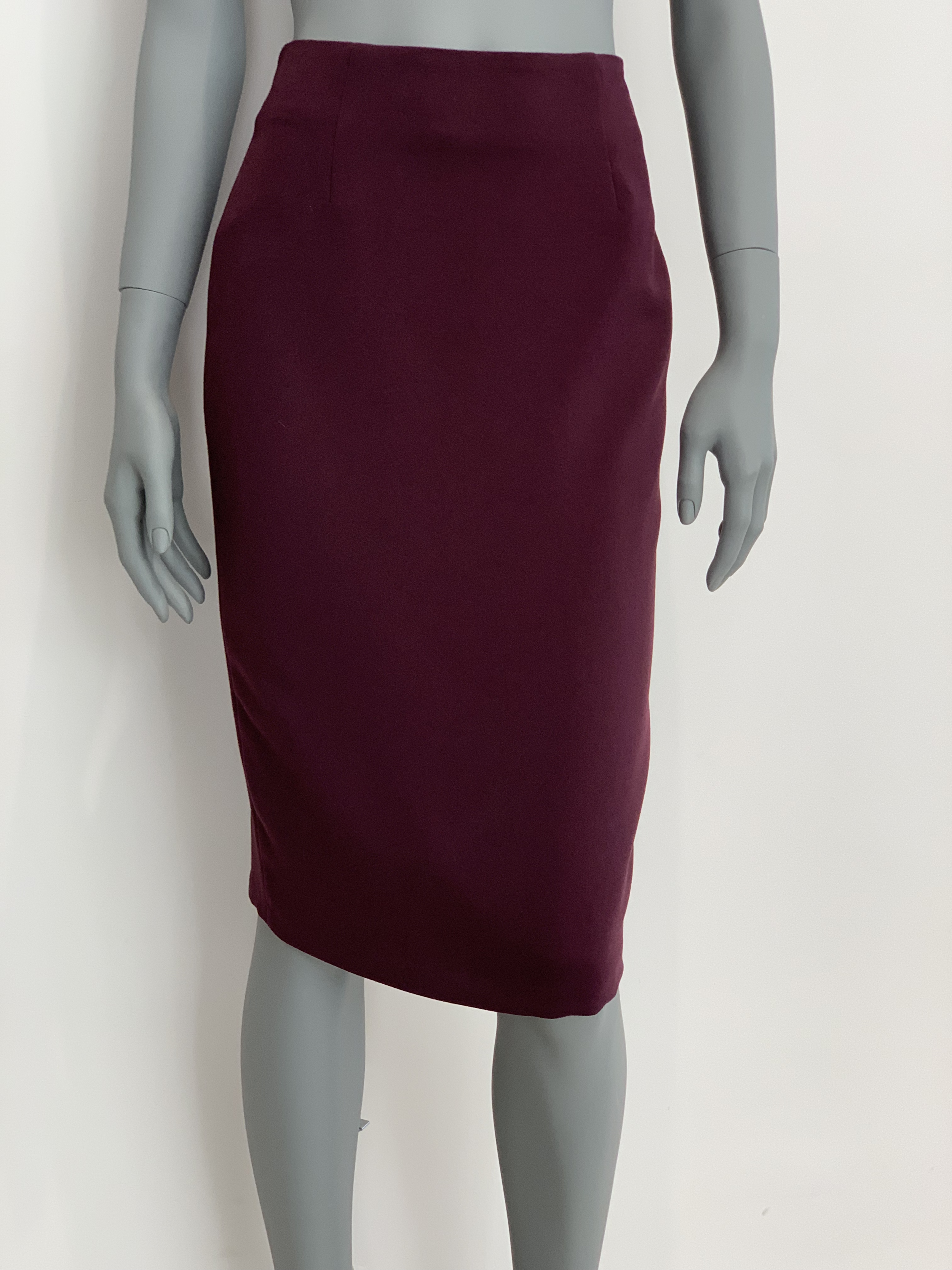 Penelope Knee-Length Pencil Skirt (Raisin)