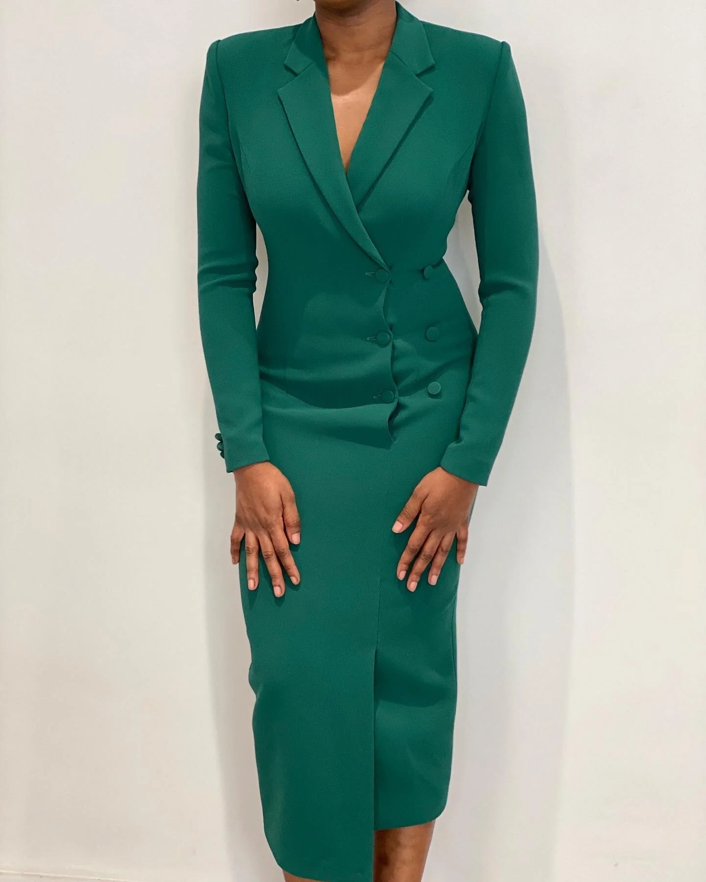Yan Blazer Dress (Evergreen)