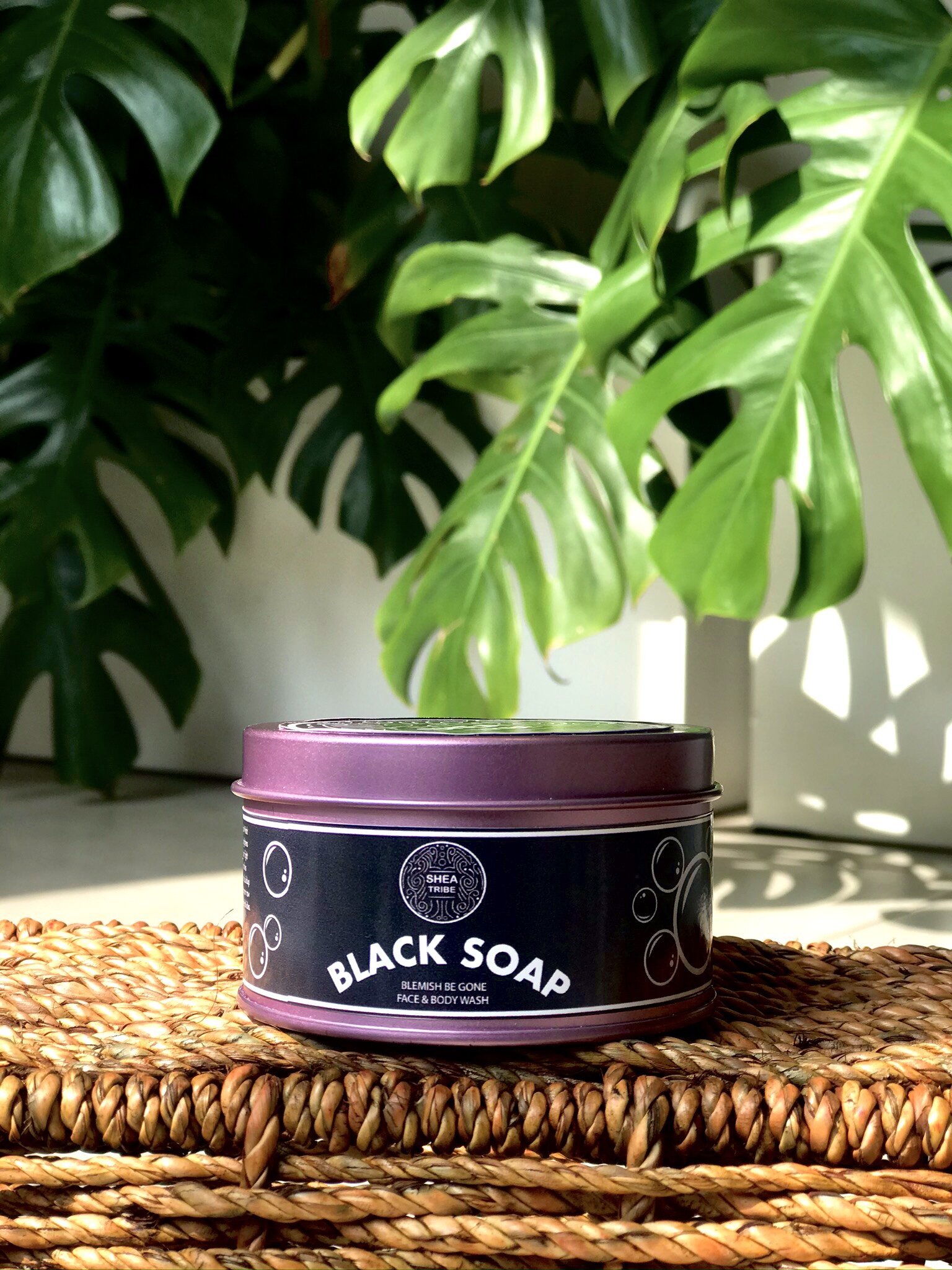 BLEMISH BE GONE face, body &amp; hair wash (African black soap) - Shea Tribe