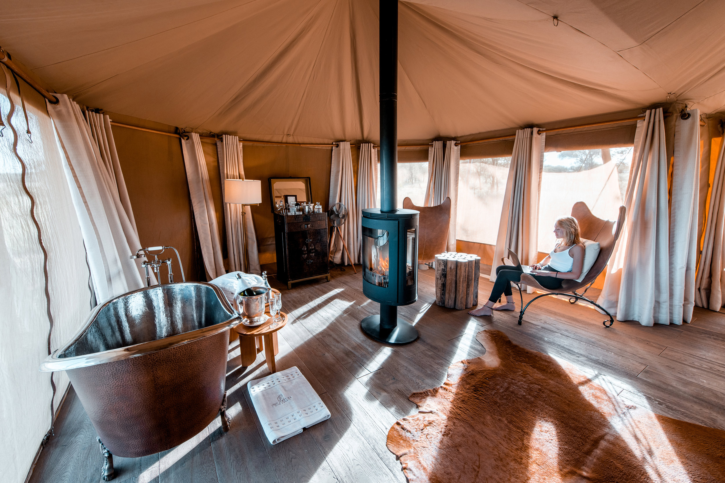One Nature hotel photoshoot, Tanzania