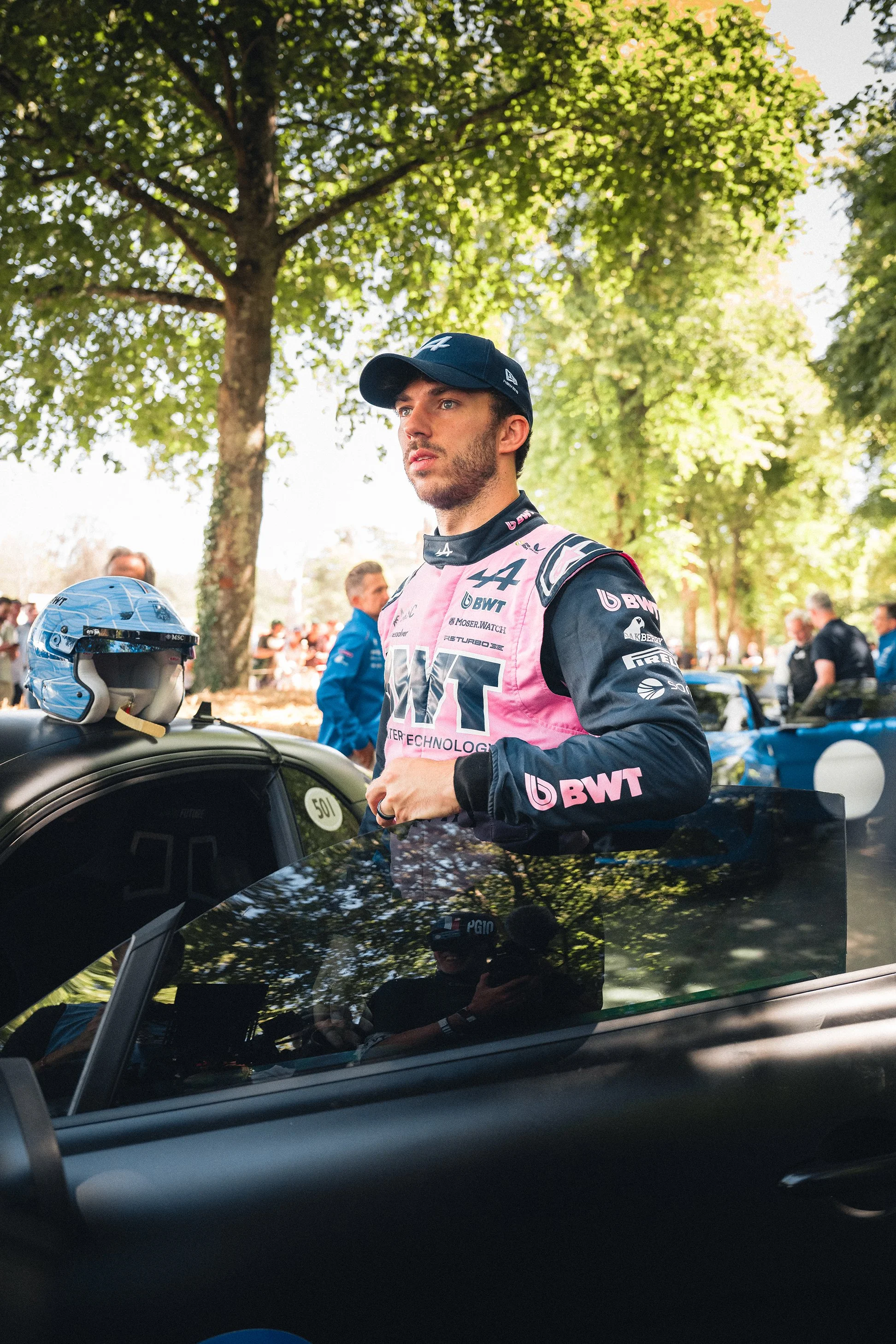 Photographing at Goodwood festival of speed For Alpine 