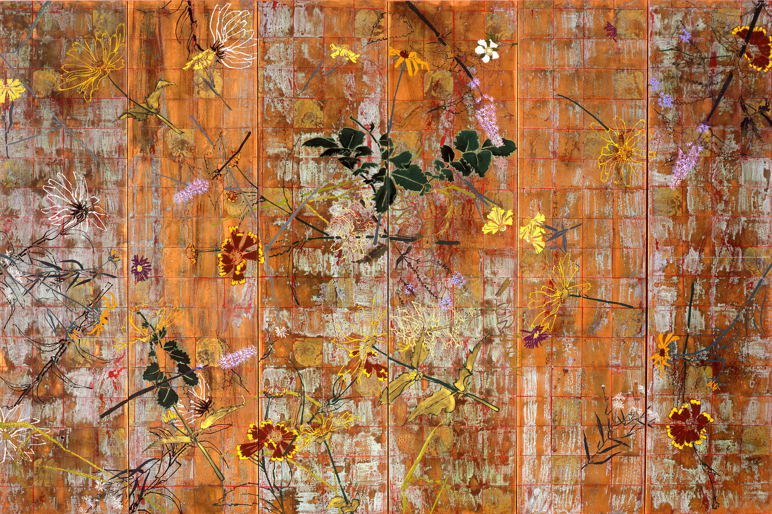 Seattle Summer Meadow, 2006 (detail, right)
